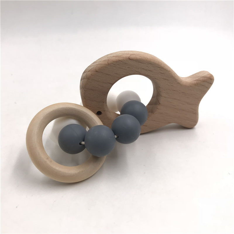 Baby Wooden Animal Teether