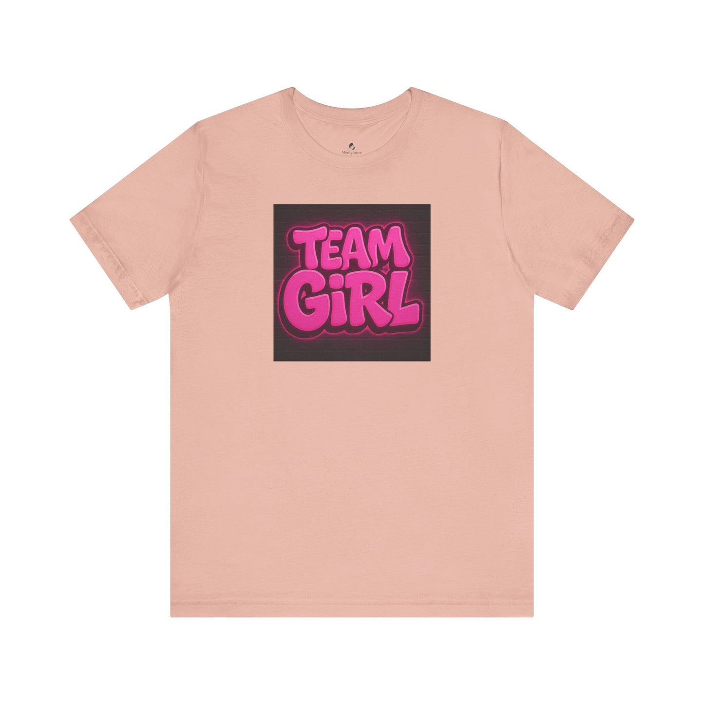 Grafittie Stye Team Girl Gender Reveal Tee