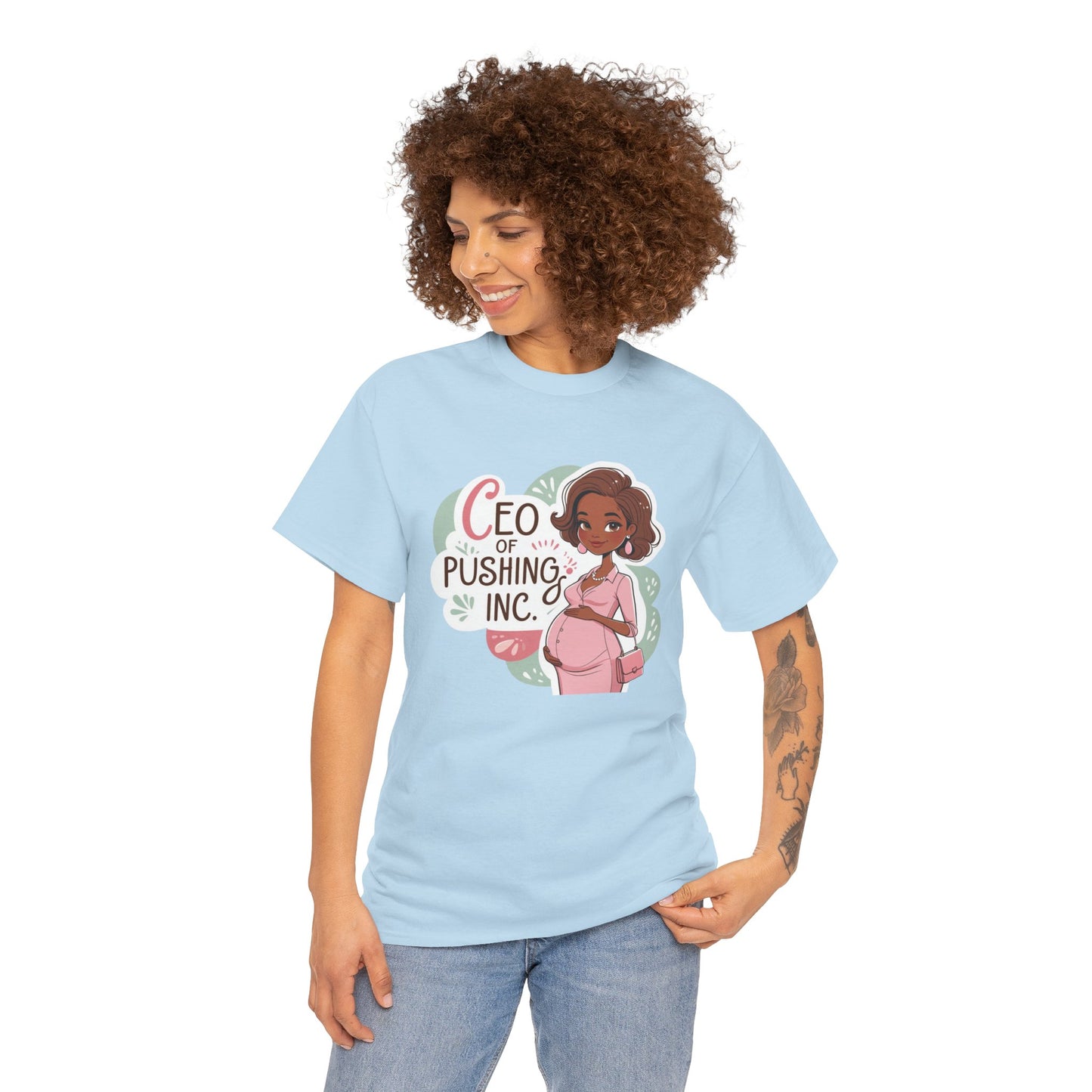 CEO of Pushing Heavy Cotton Tee,