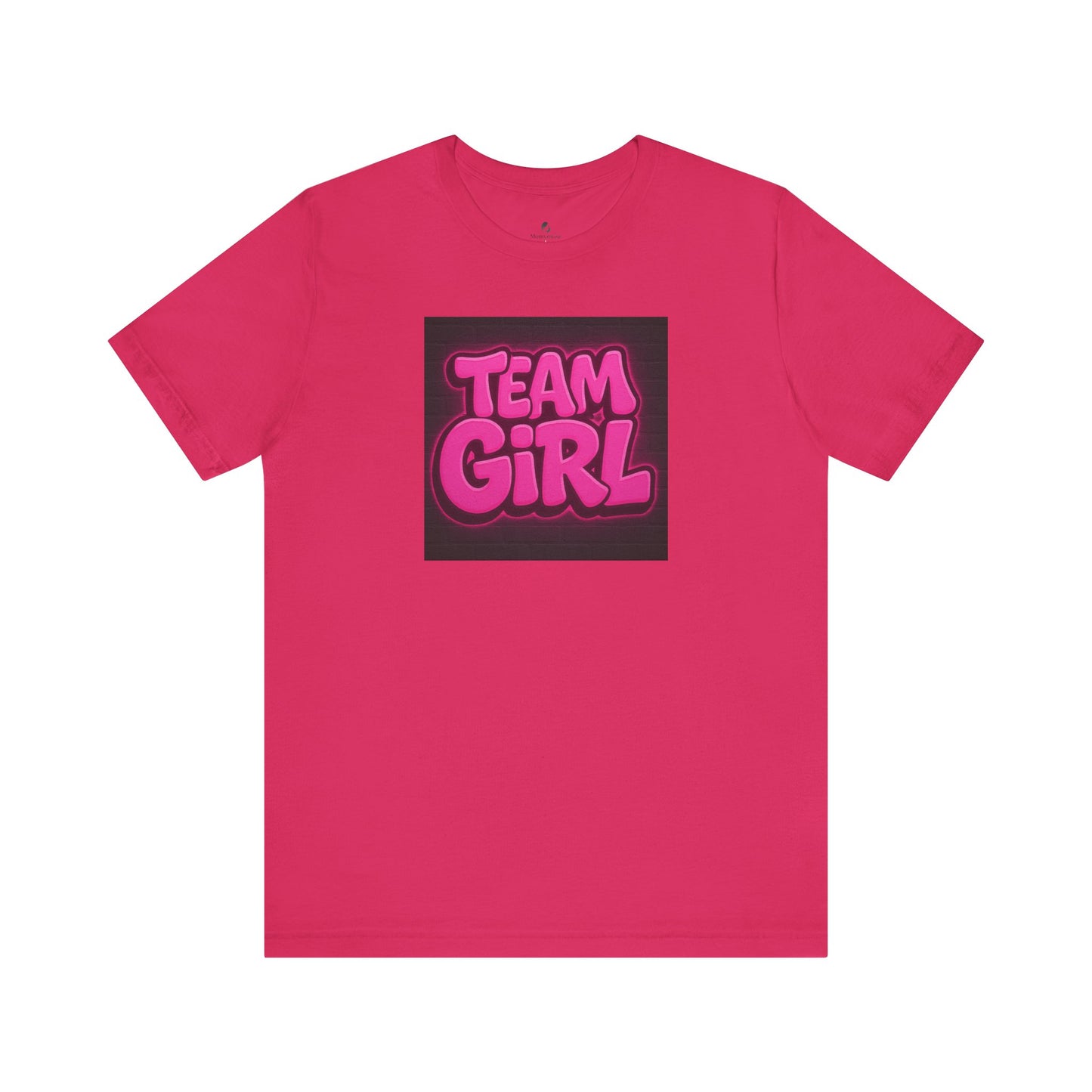 Grafittie Stye Team Girl Gender Reveal Tee