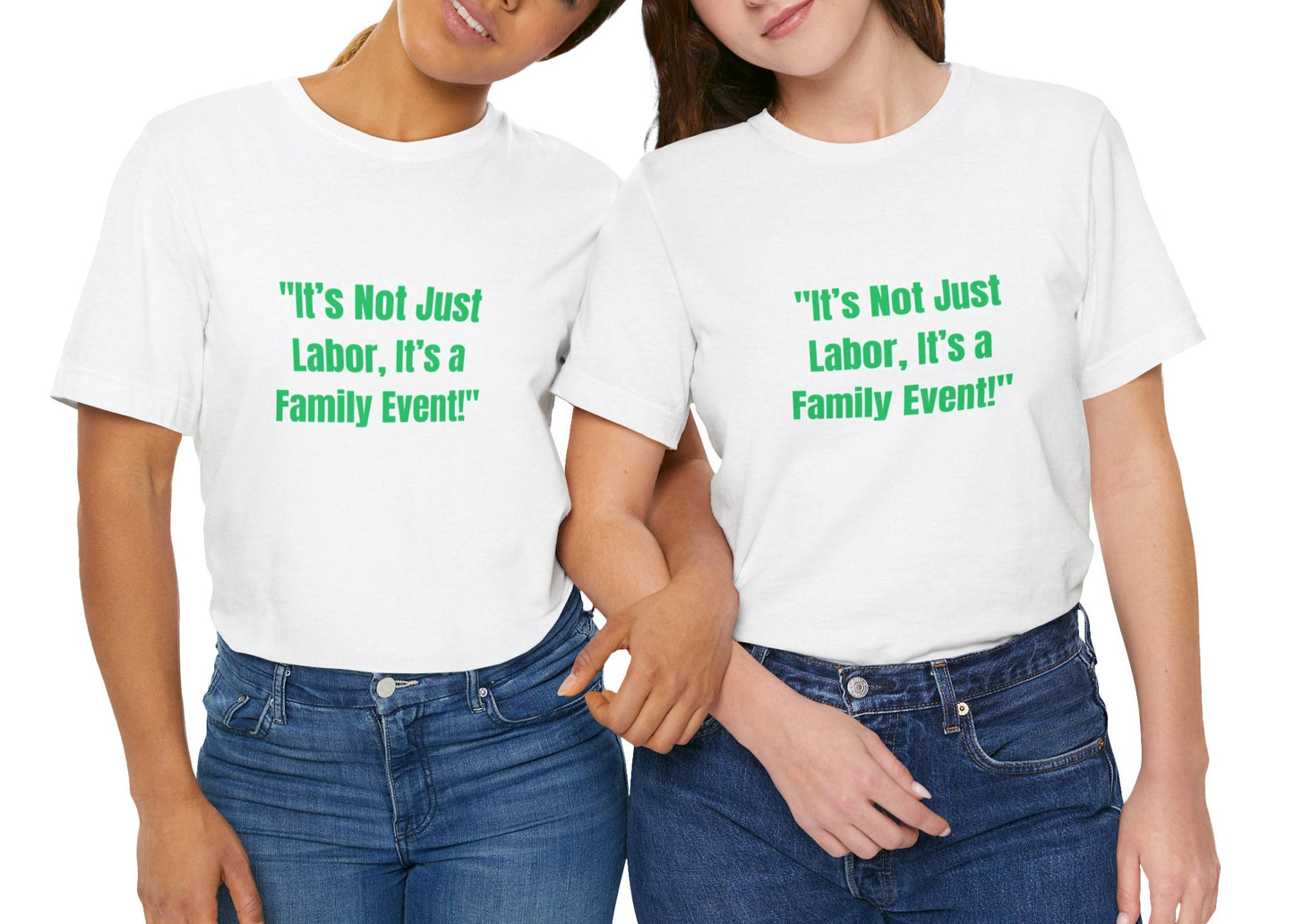 Not Just Labor Unisex Jersey Short Sleeve Tee