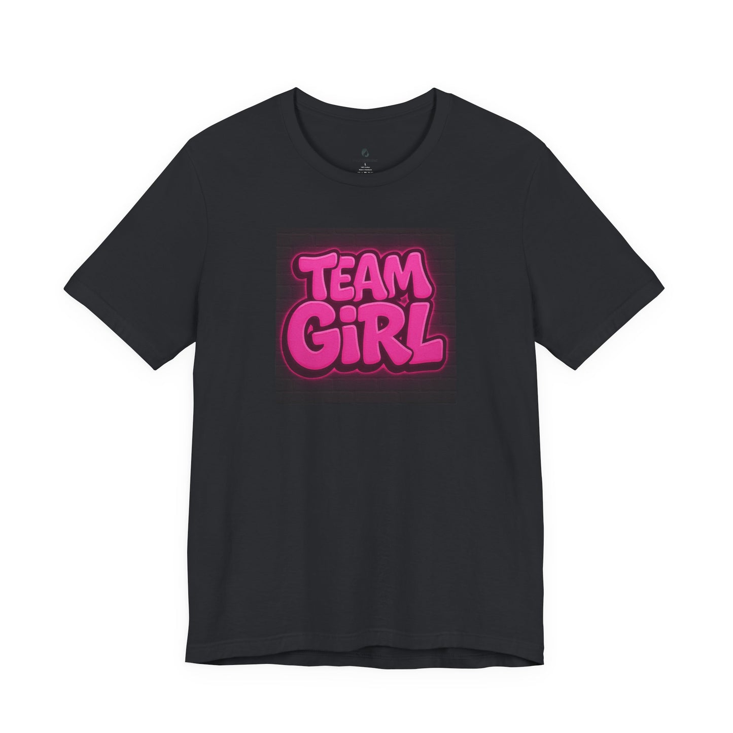 Grafittie Stye Team Girl Gender Reveal Tee