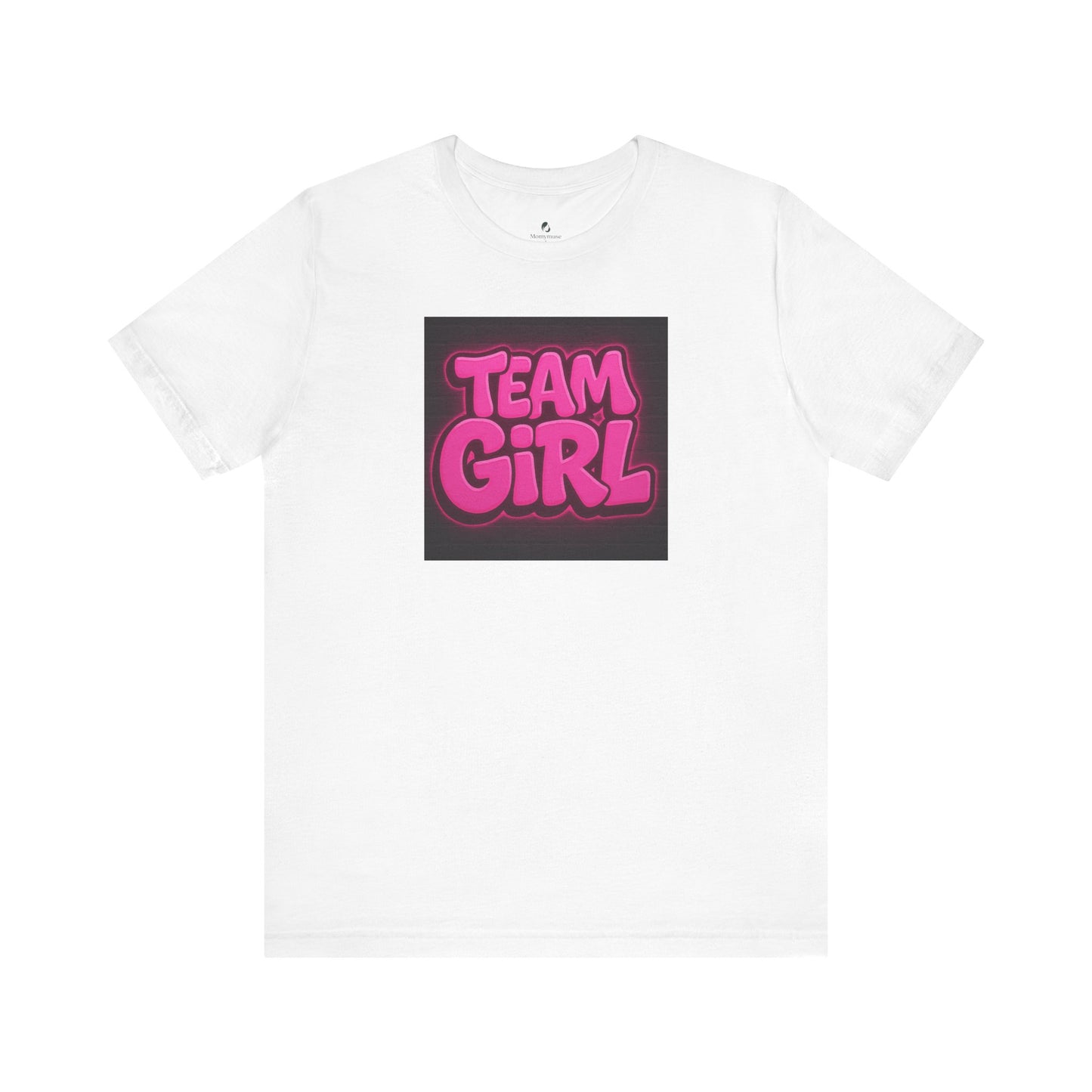 Grafittie Stye Team Girl Gender Reveal Tee