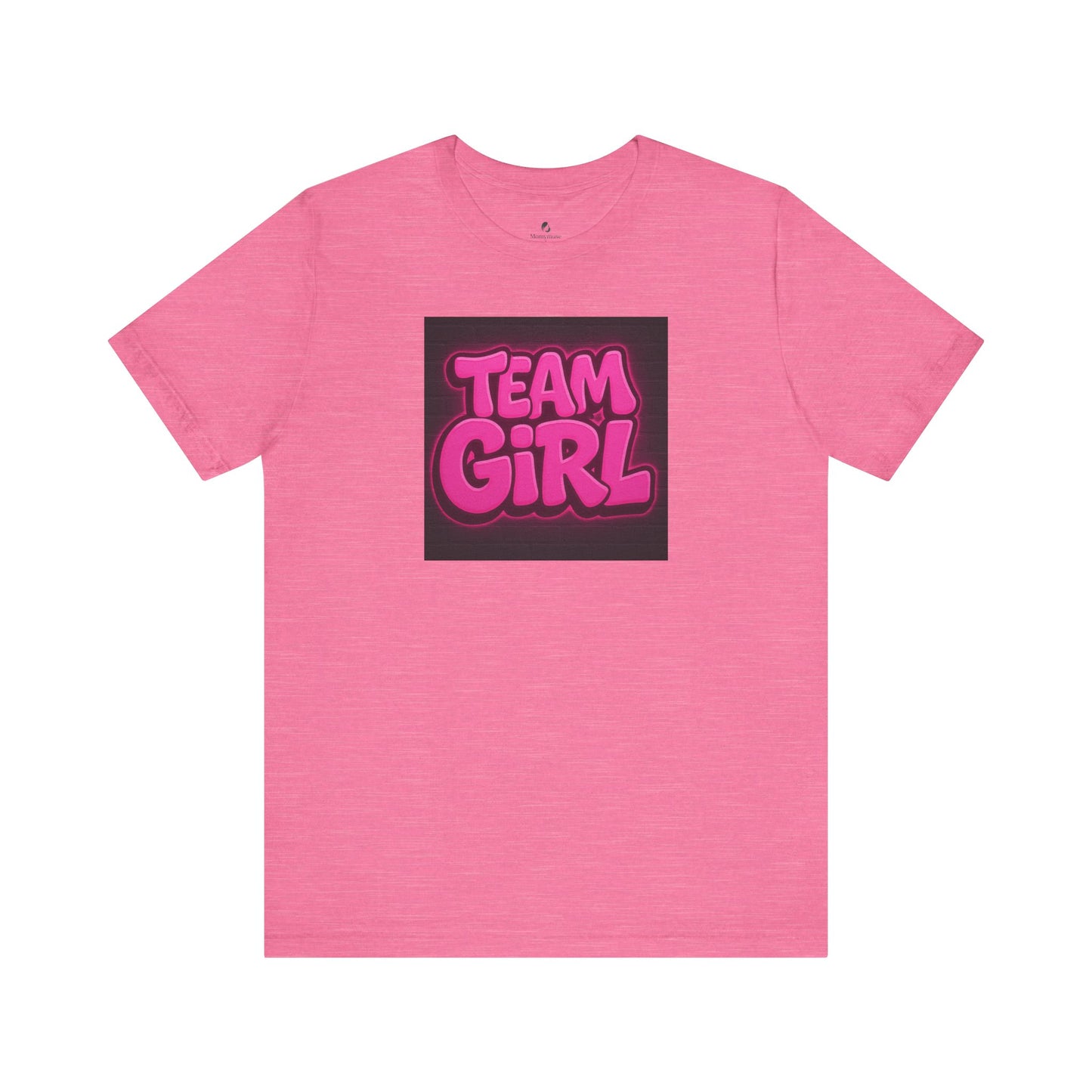 Grafittie Stye Team Girl Gender Reveal Tee