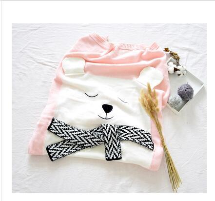 Nordic-style Animal Baby Blanket