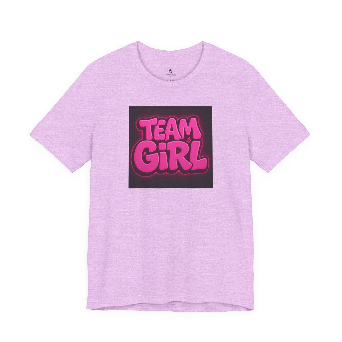 Grafittie Stye Team Girl Gender Reveal Tee