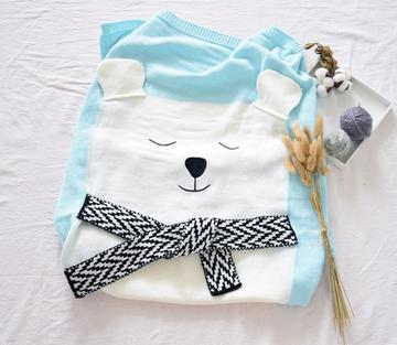 Nordic-style Animal Baby Blanket