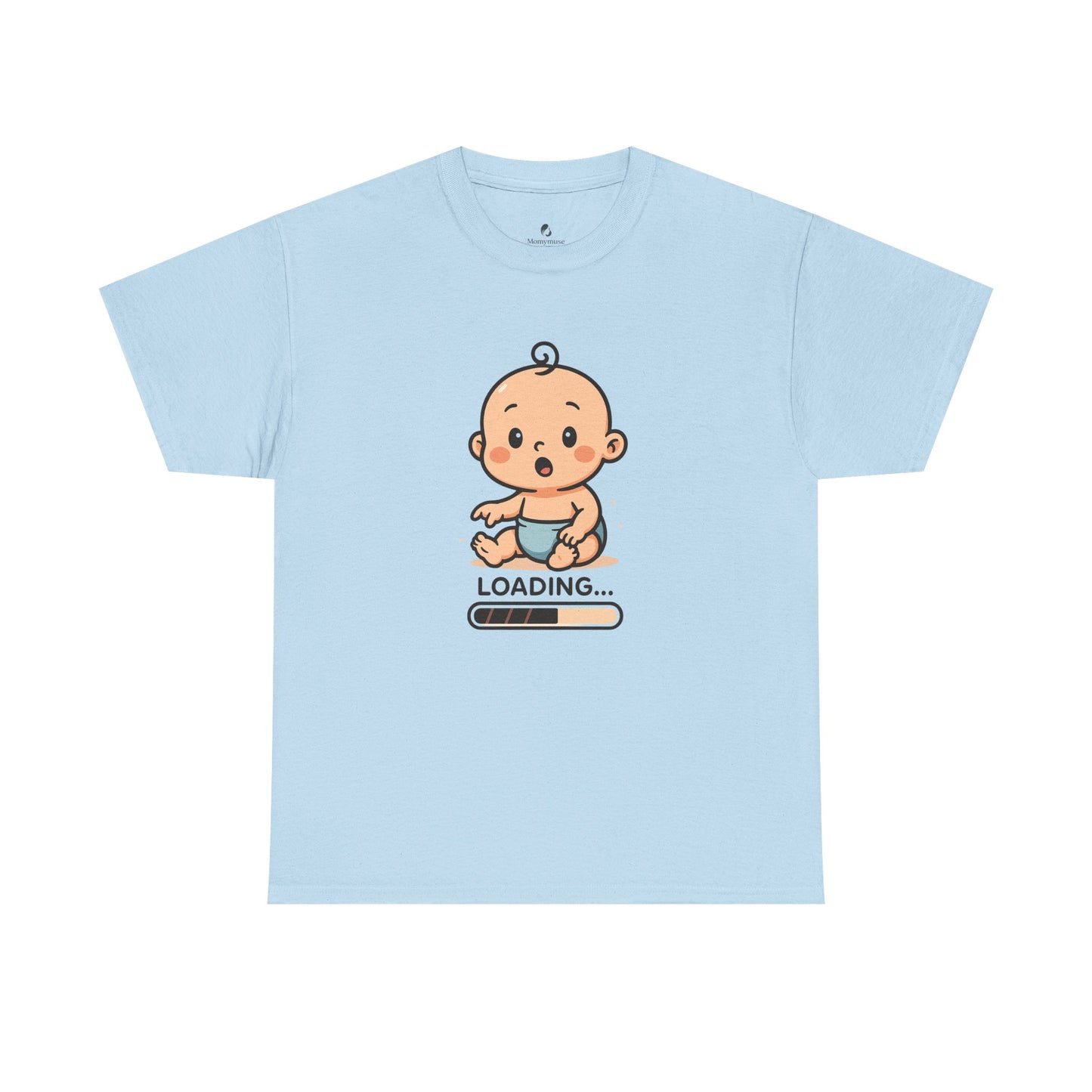 Cute Baby Loading Graphic Tee