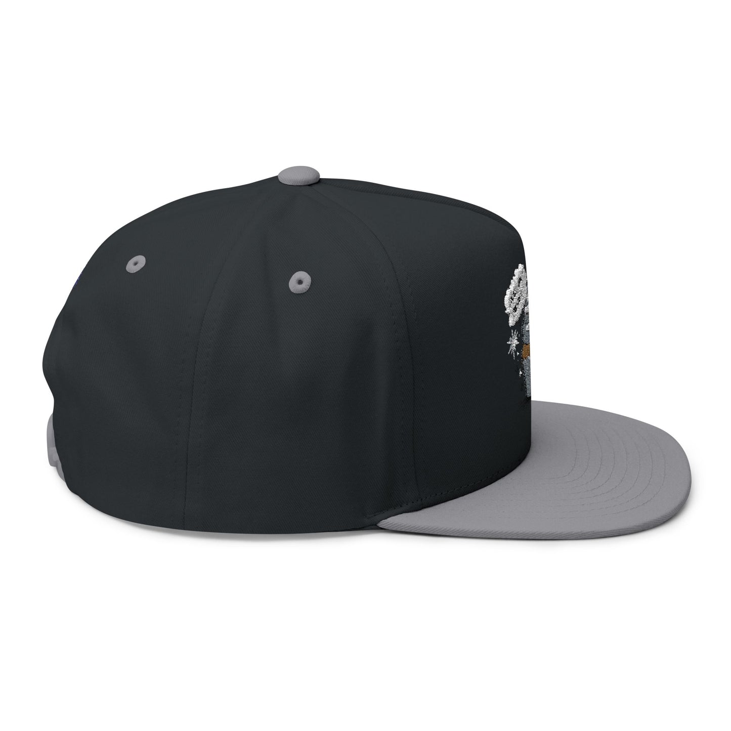 Cool Aunt Cupcake Embroidered Flat Bill Cap