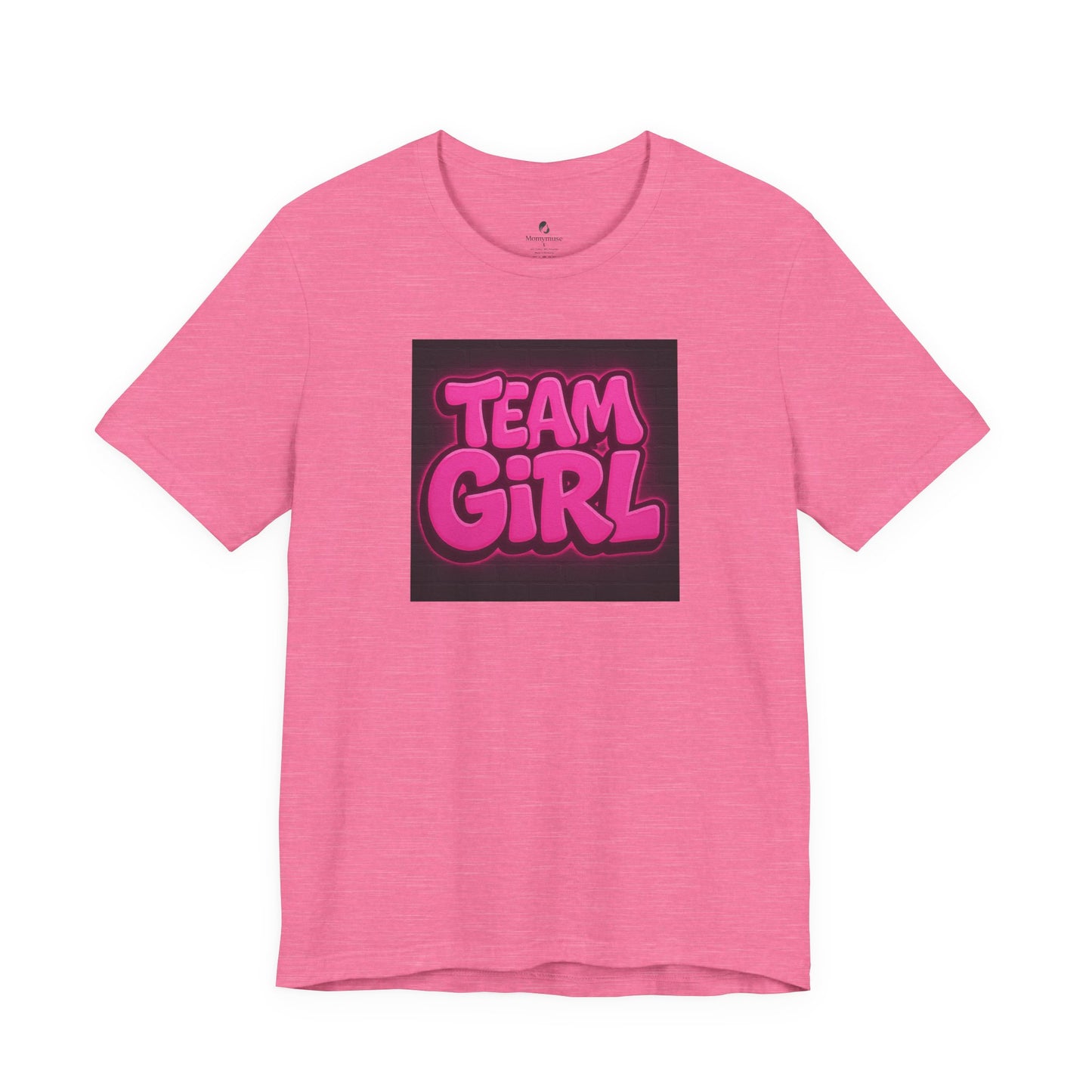 Grafittie Stye Team Girl Gender Reveal Tee
