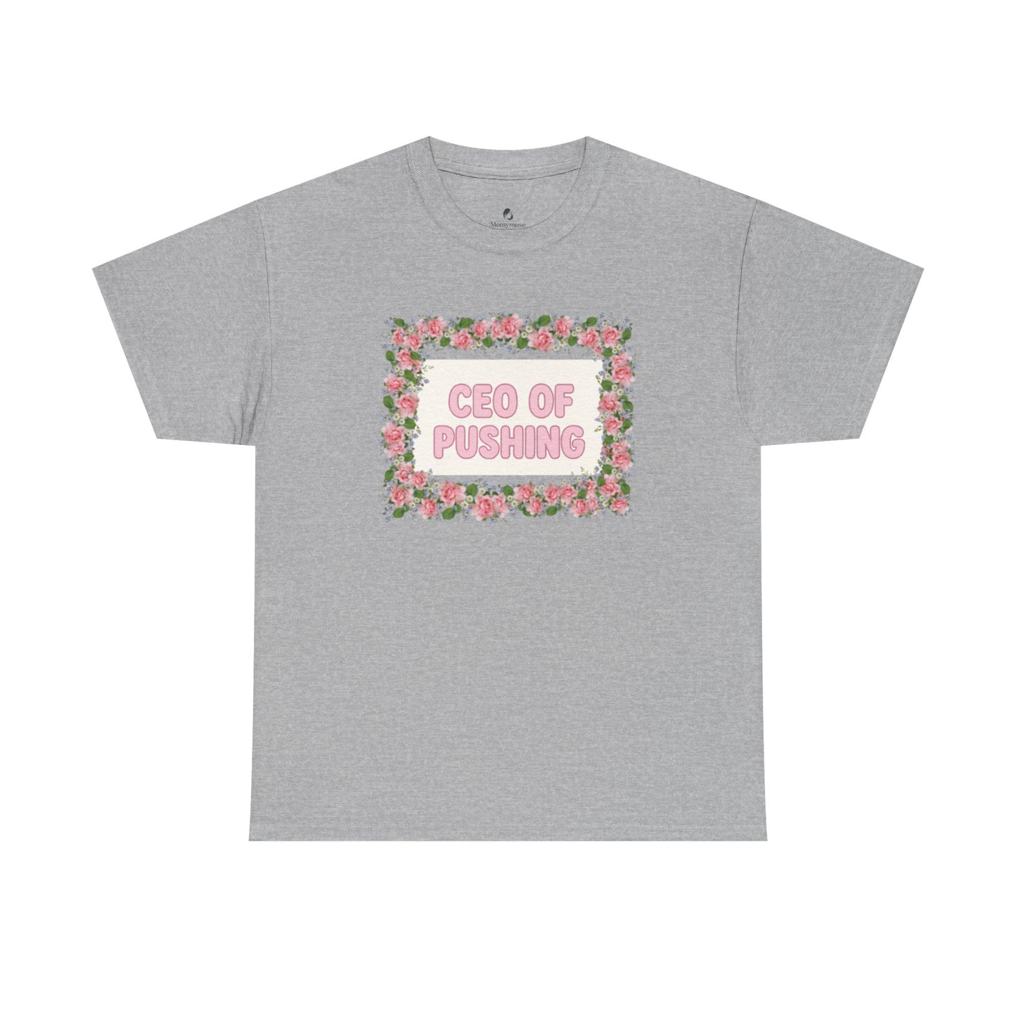Floral CEO of Pushing Tee