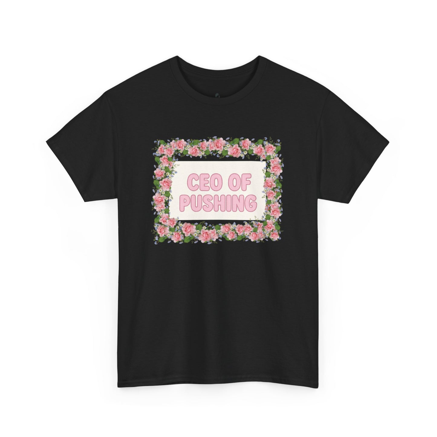 Floral CEO of Pushing Tee