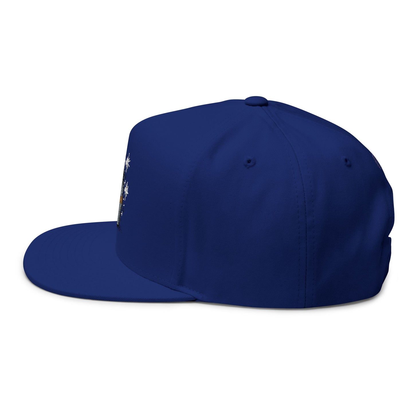 Cool Aunt Cupcake Embroidered Flat Bill Cap