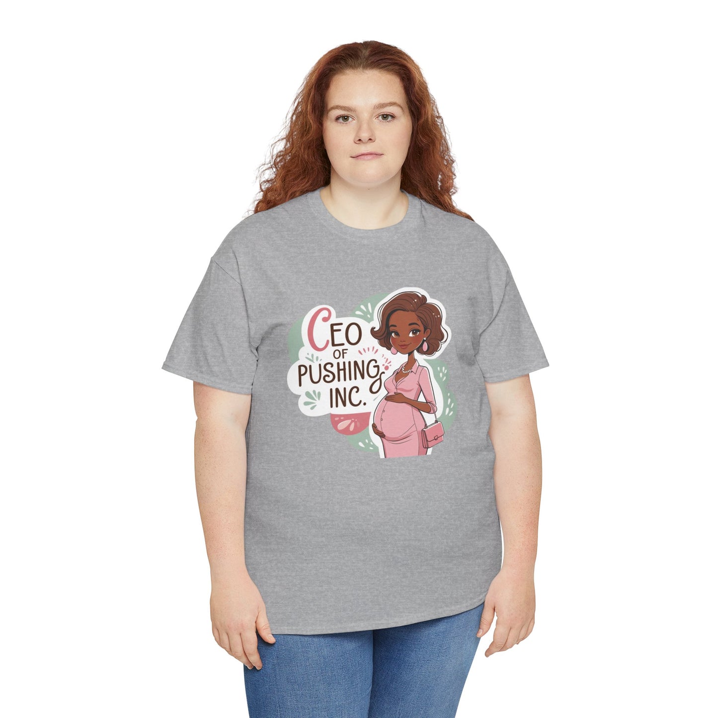 CEO of Pushing Heavy Cotton Tee,
