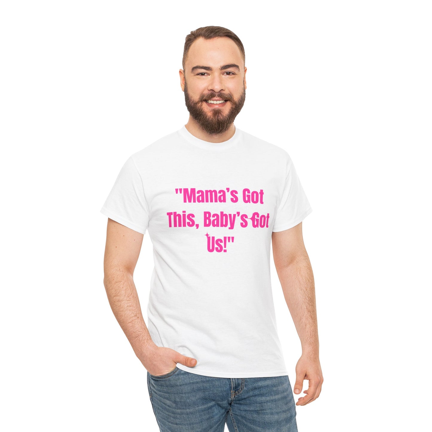 Mama's Got This Heavy Cotton Tee - Pink