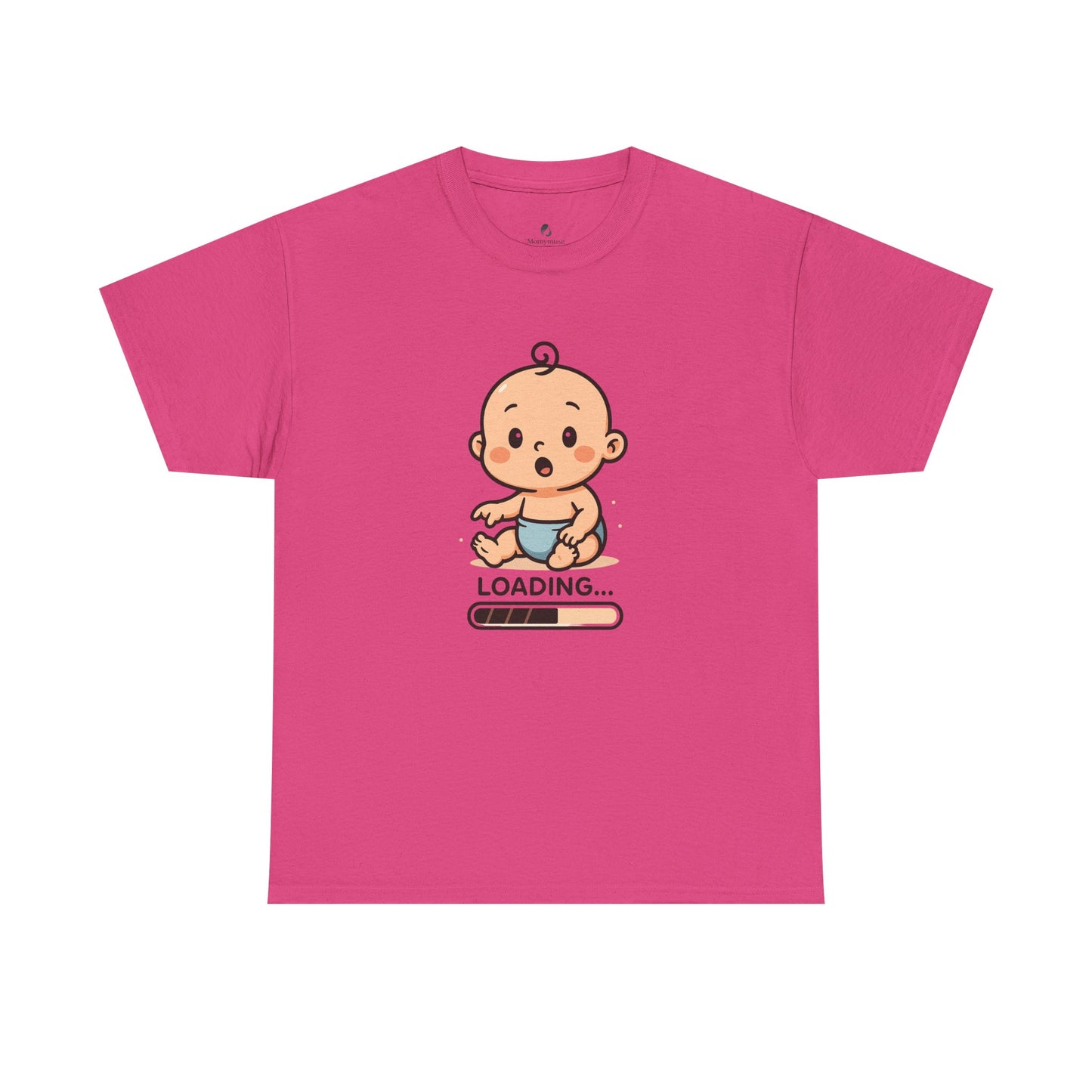 Cute Baby Loading Graphic Tee