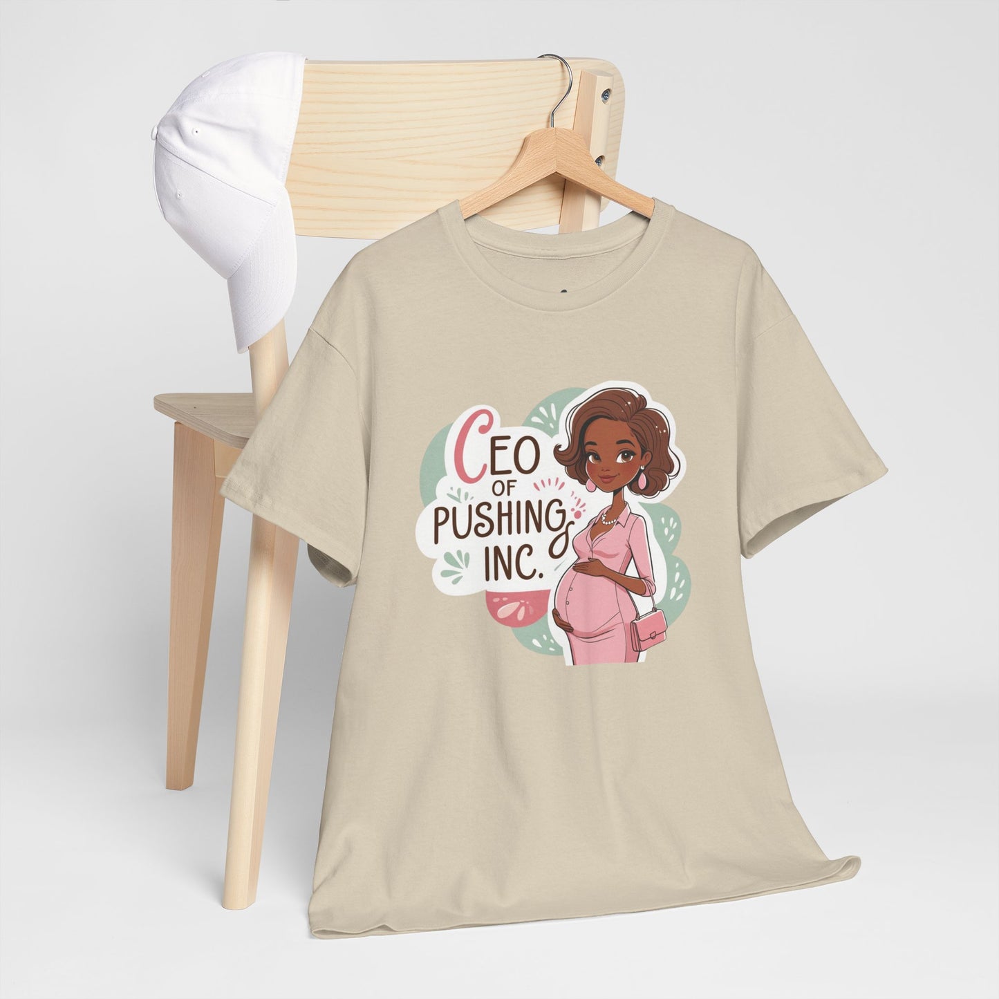 CEO of Pushing Heavy Cotton Tee,