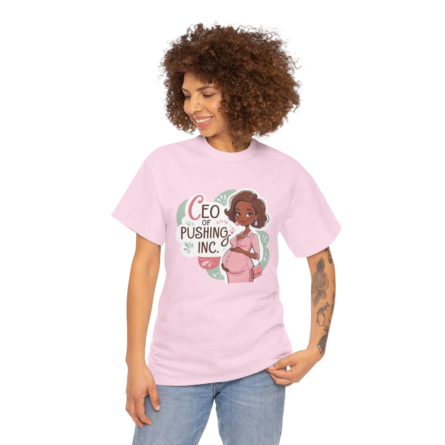 CEO of Pushing Heavy Cotton Tee,