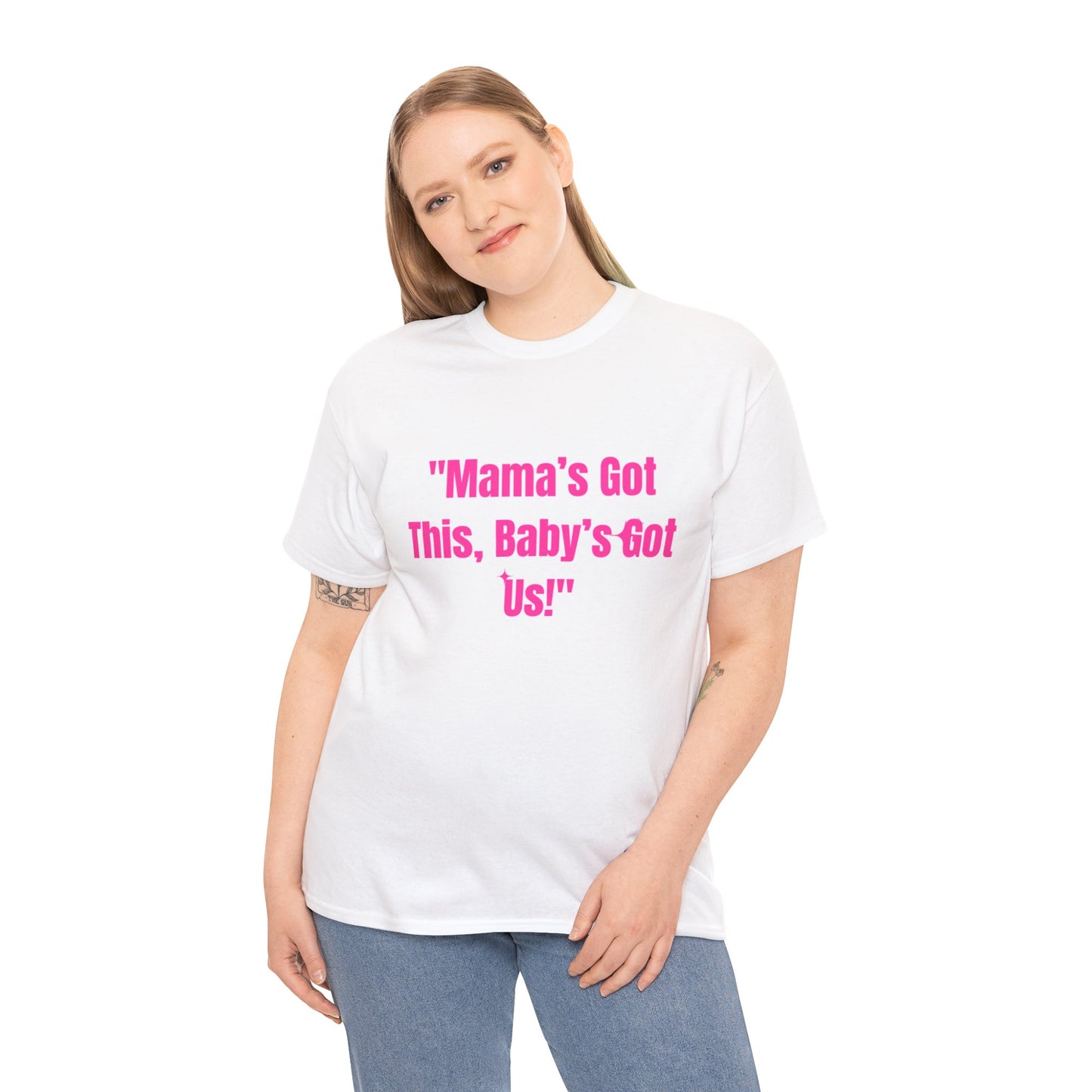 Mama's Got This Heavy Cotton Tee - Pink