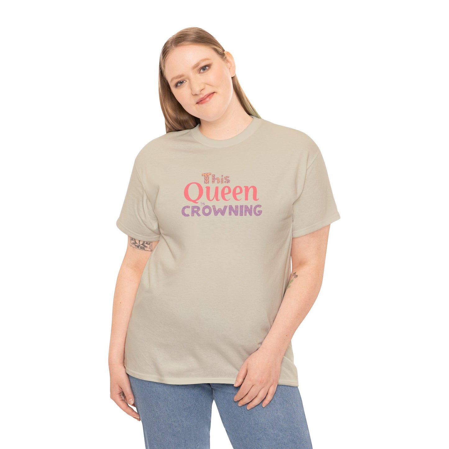 Queen Crowning Birth Support Unisex Tee