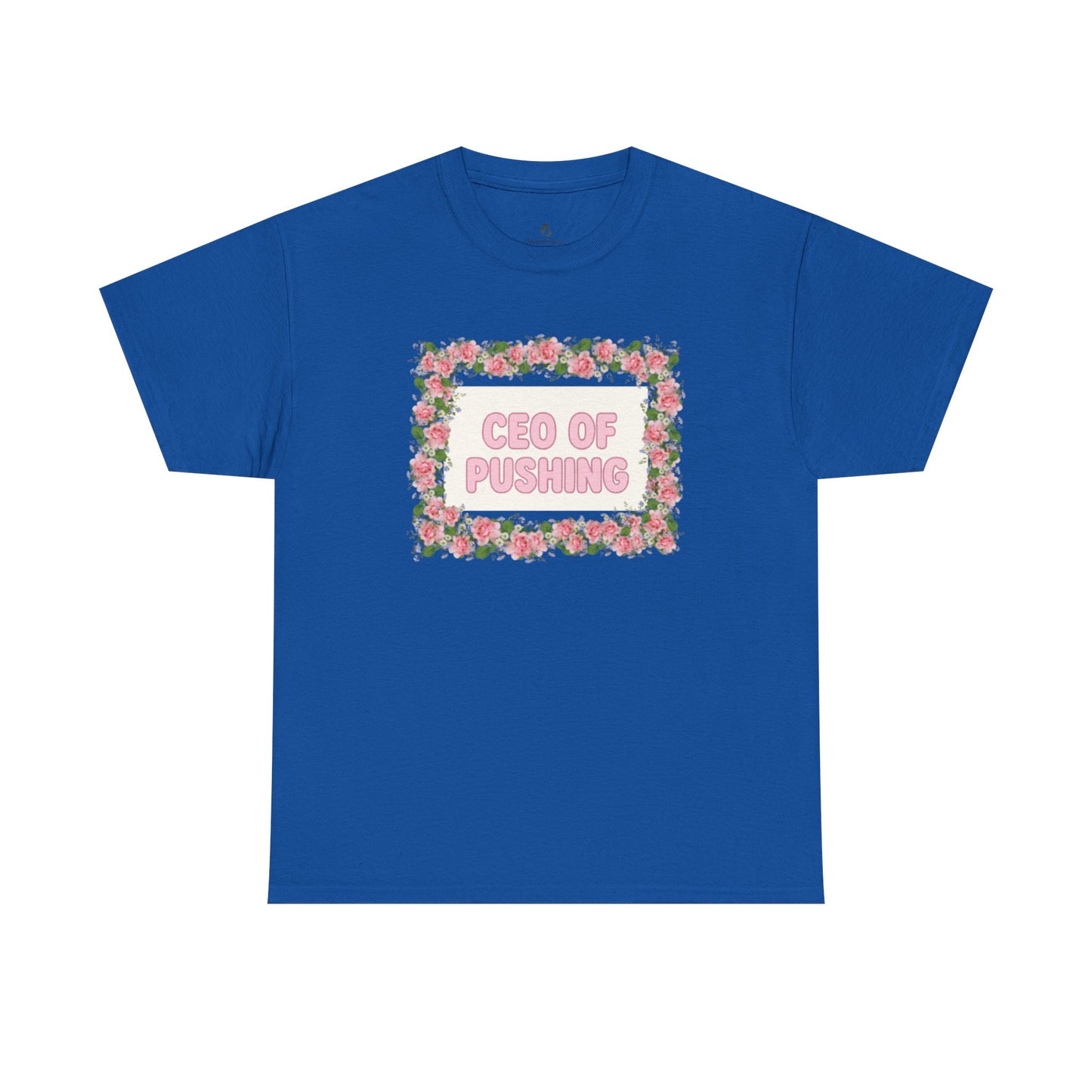 Floral CEO of Pushing Tee