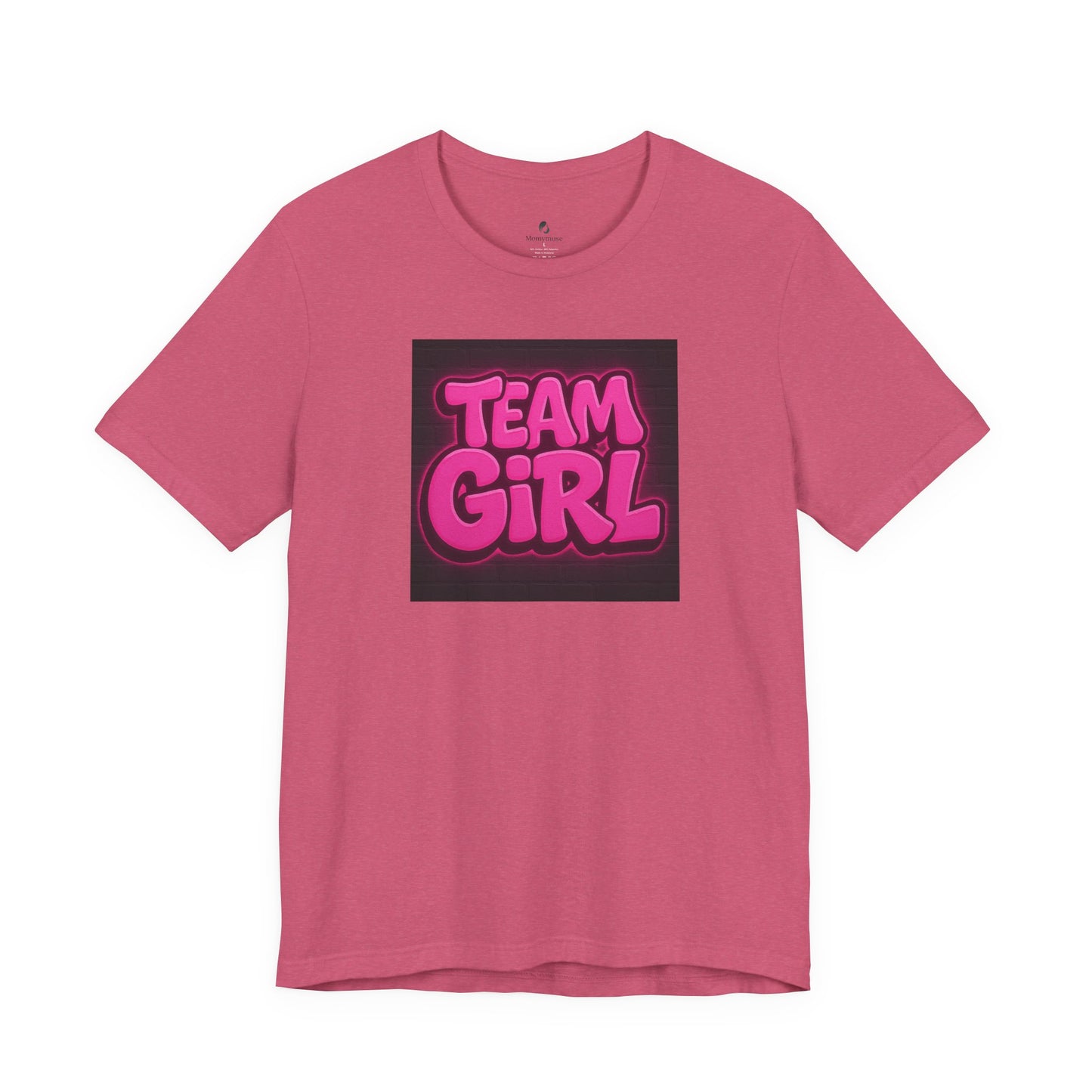 Grafittie Stye Team Girl Gender Reveal Tee