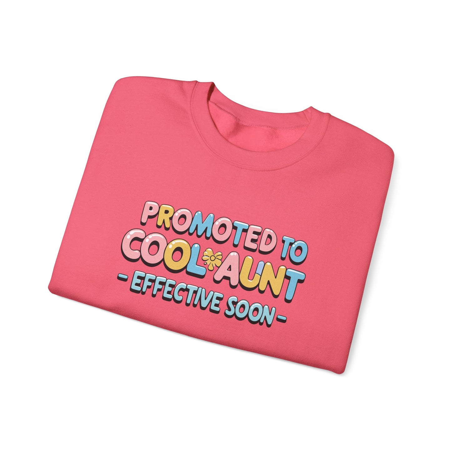 Promoted to Cool Aunt Sweatshirt