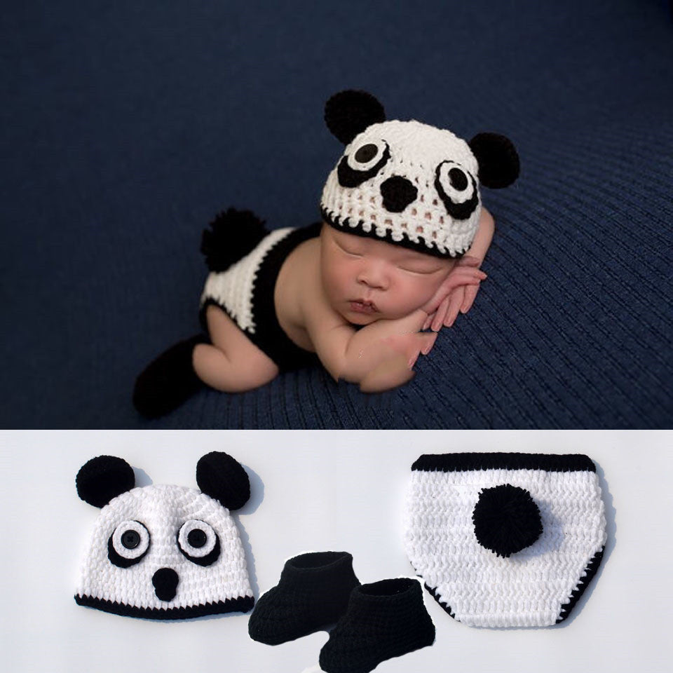 Newborn Baby Crochet Photo Outfit Set