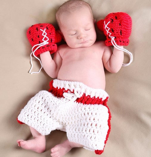 Newborn Baby Crochet Photo Outfit Set