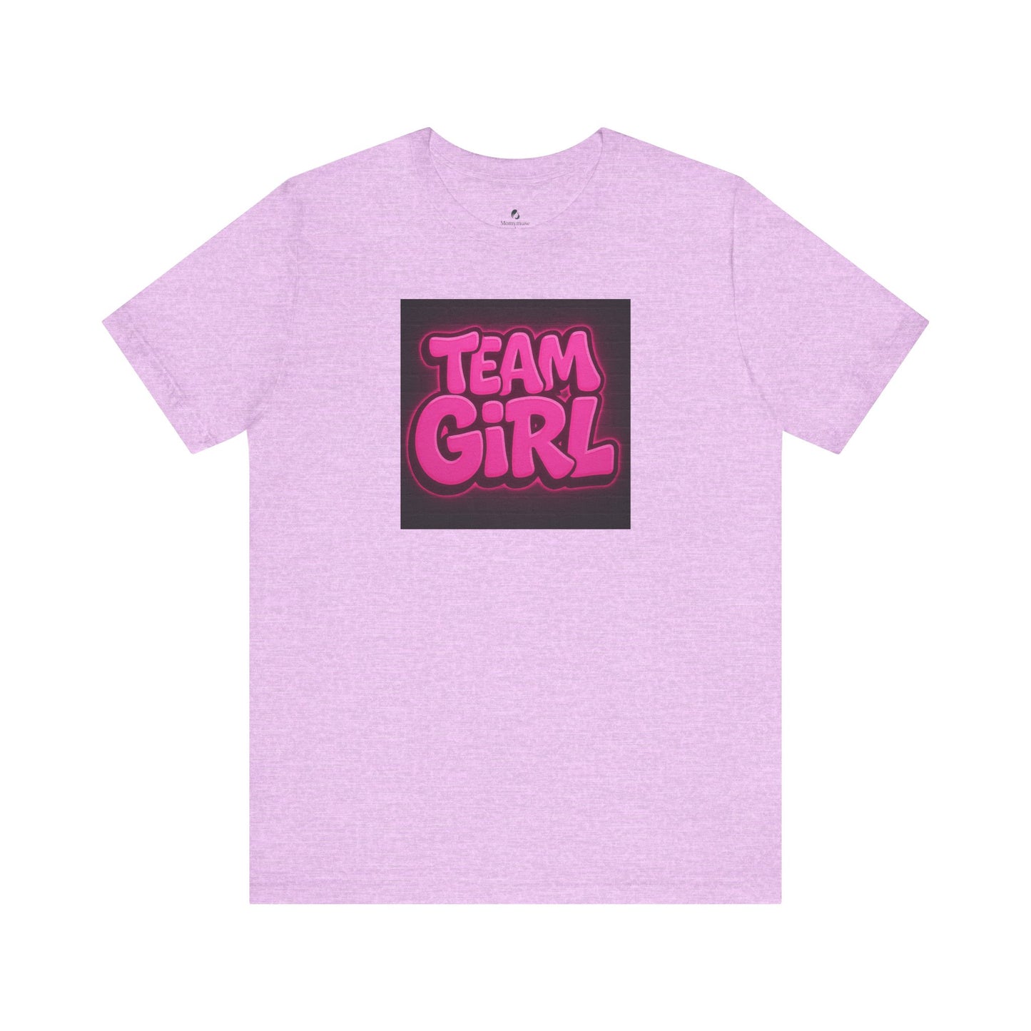 Grafittie Stye Team Girl Gender Reveal Tee