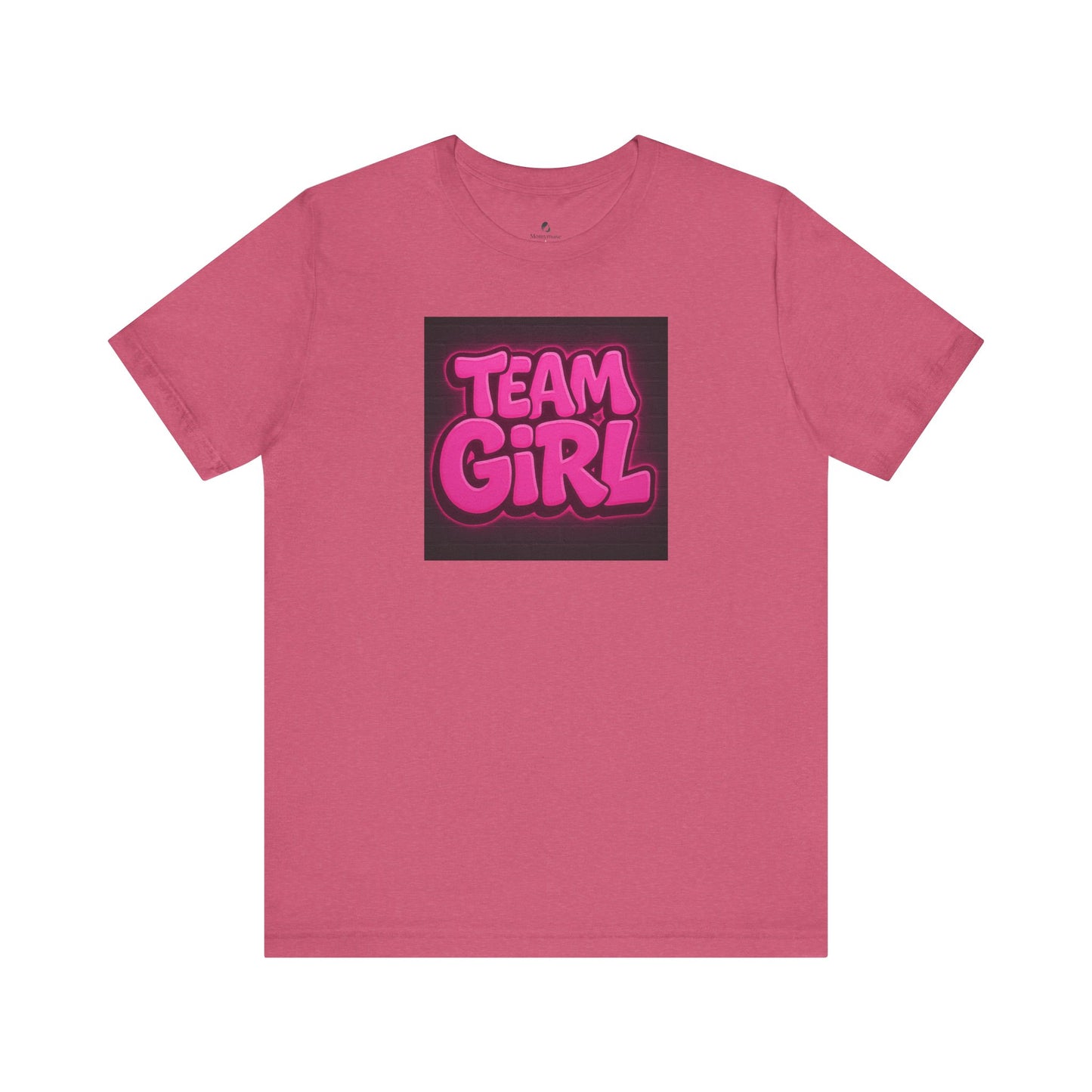 Grafittie Stye Team Girl Gender Reveal Tee