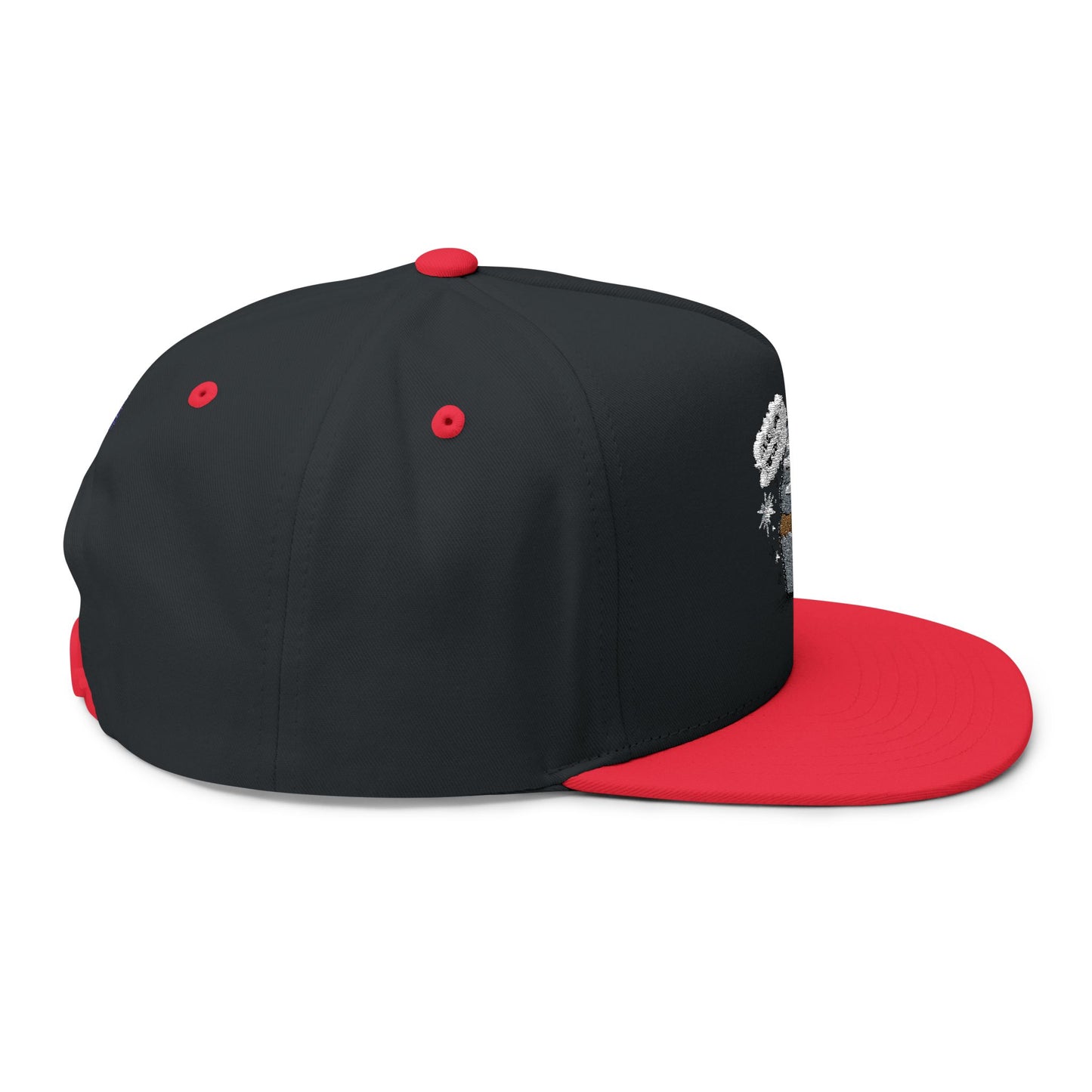 Cool Aunt Cupcake Embroidered Flat Bill Cap