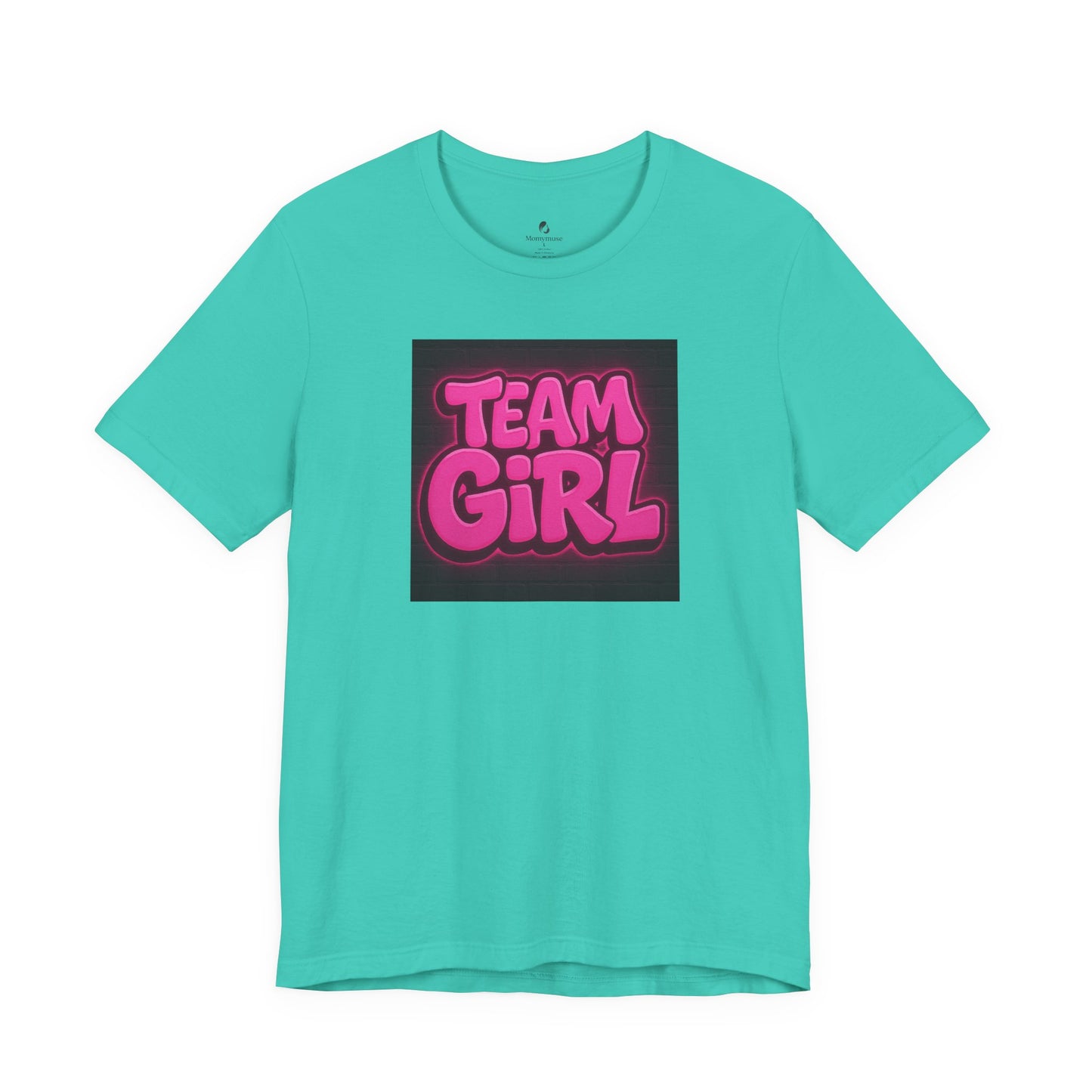 Grafittie Stye Team Girl Gender Reveal Tee