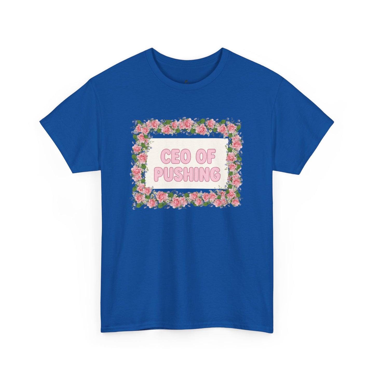 Floral CEO of Pushing Tee
