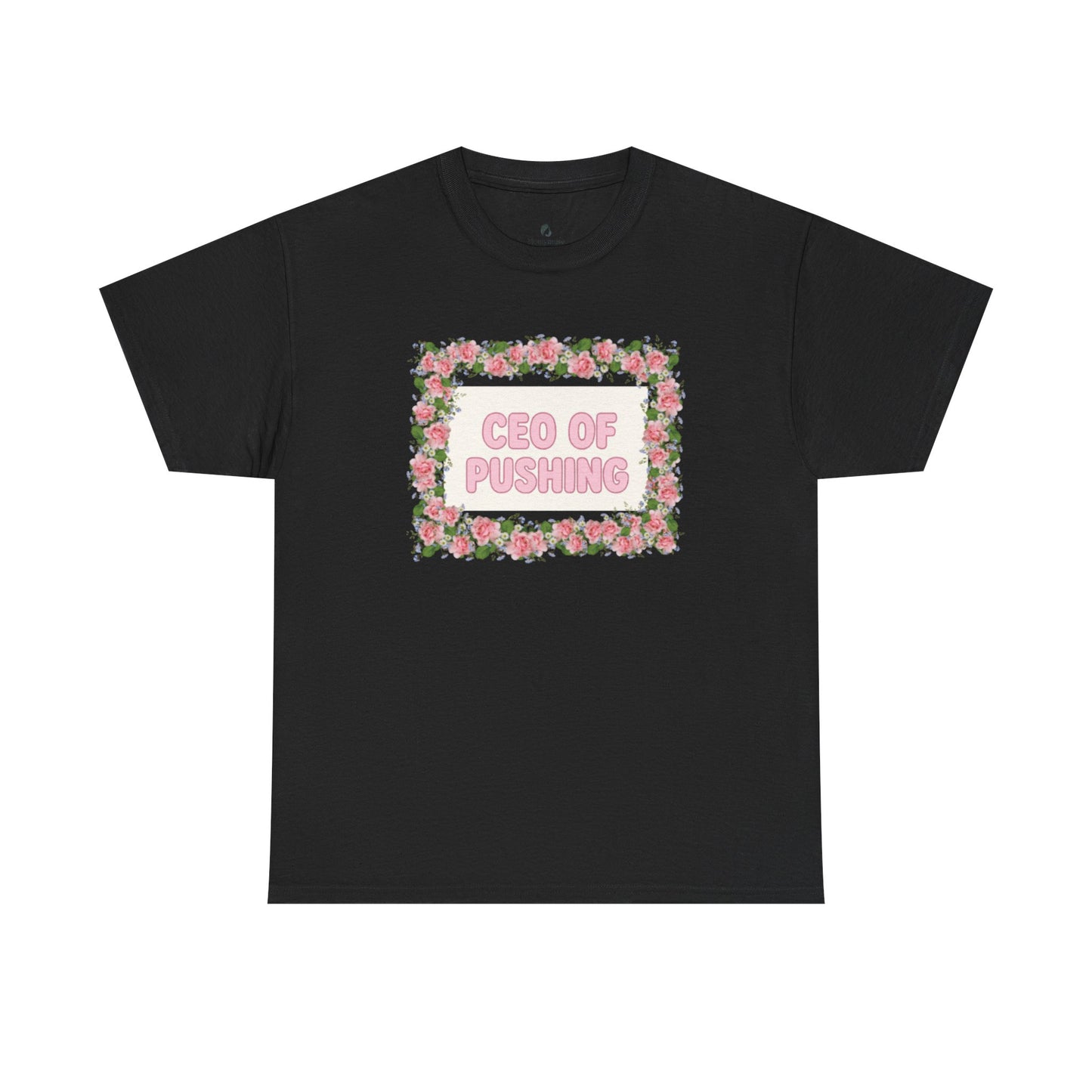 Floral CEO of Pushing Tee