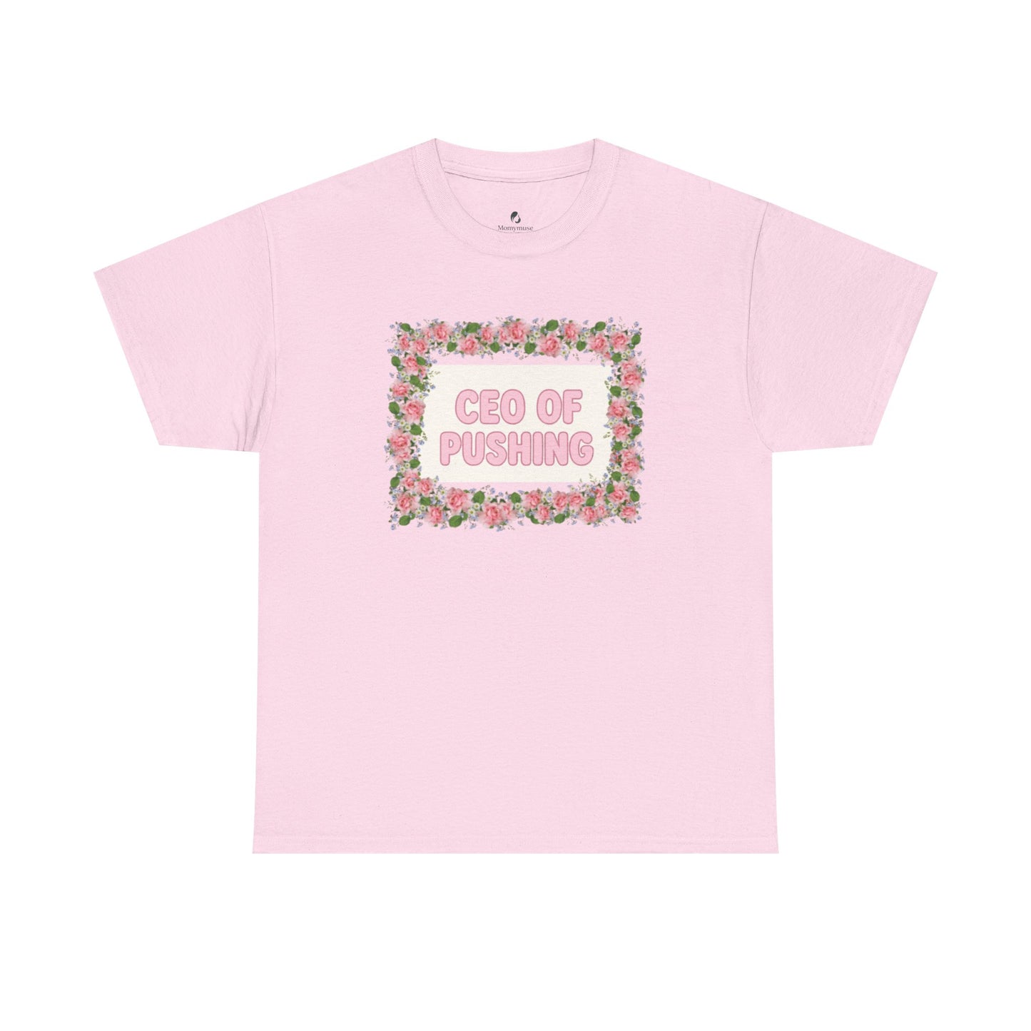 Floral CEO of Pushing Tee