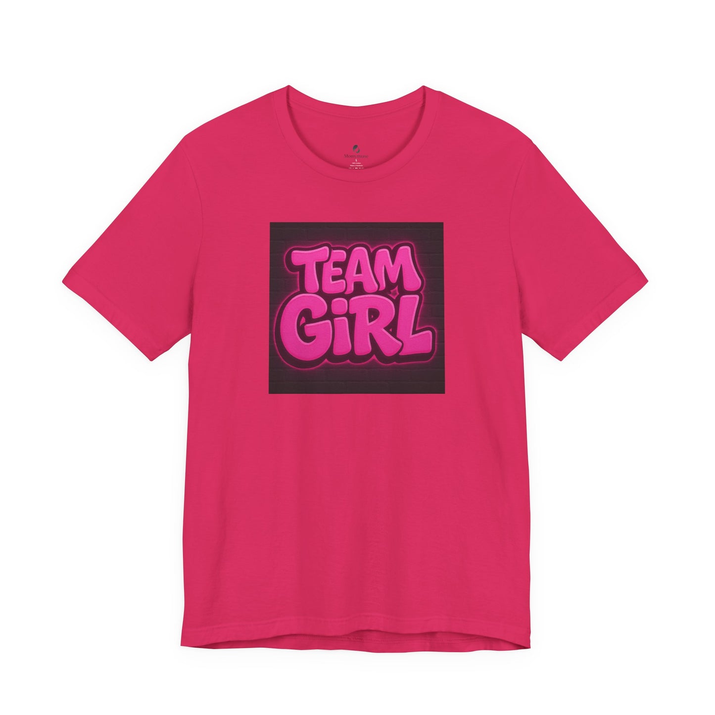 Grafittie Stye Team Girl Gender Reveal Tee