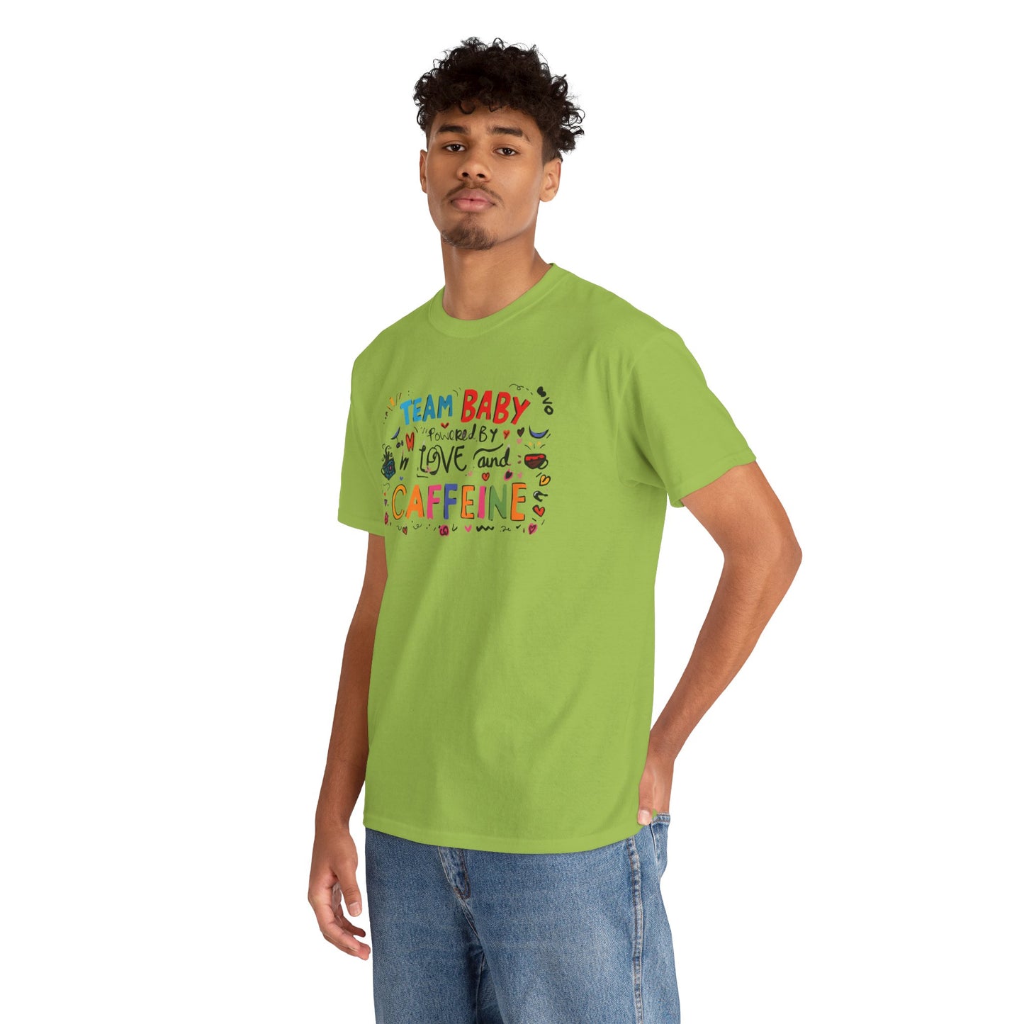 Team Baby love and Caffeine Tee