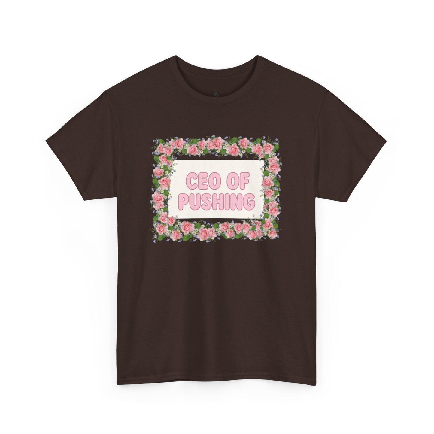 Floral CEO of Pushing Tee