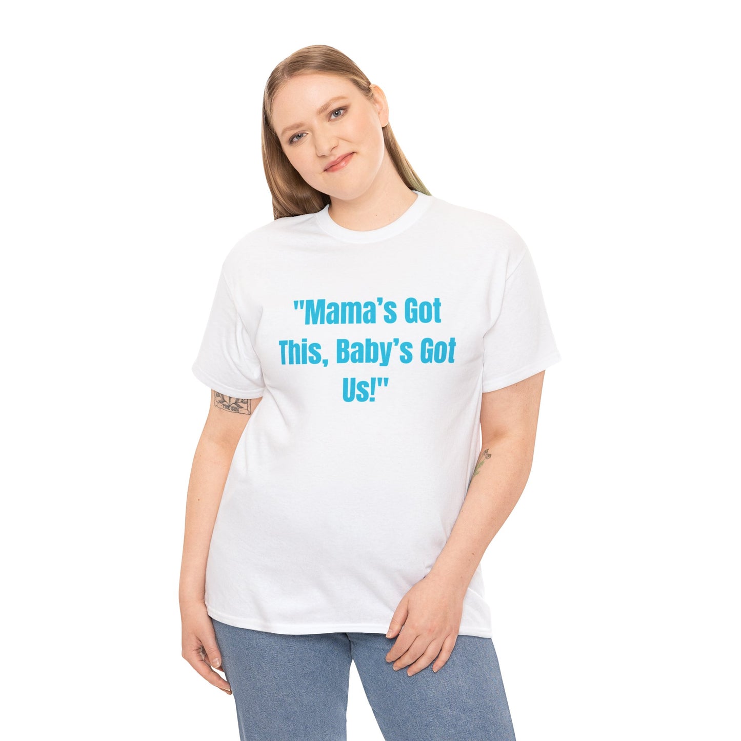 Mama's Got This Unisex Heavy Cotton Tee-Blue