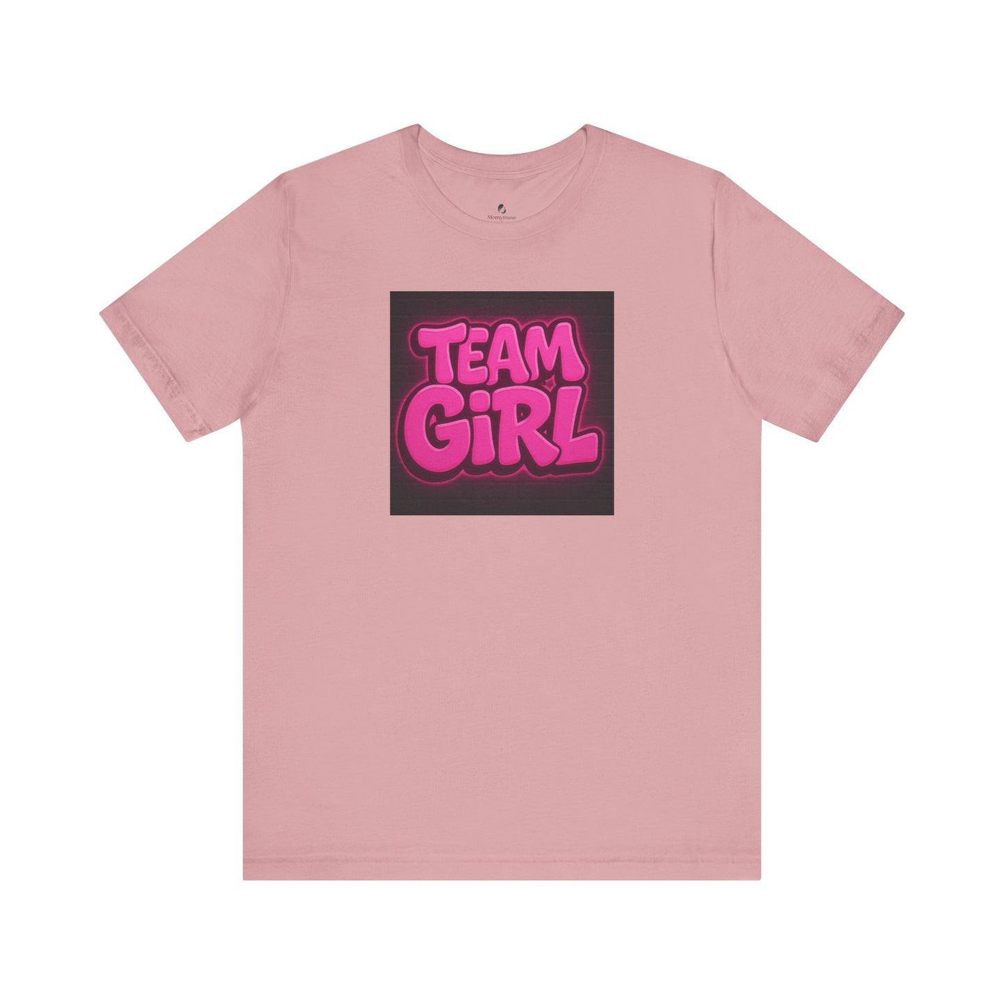 Grafittie Stye Team Girl Gender Reveal Tee