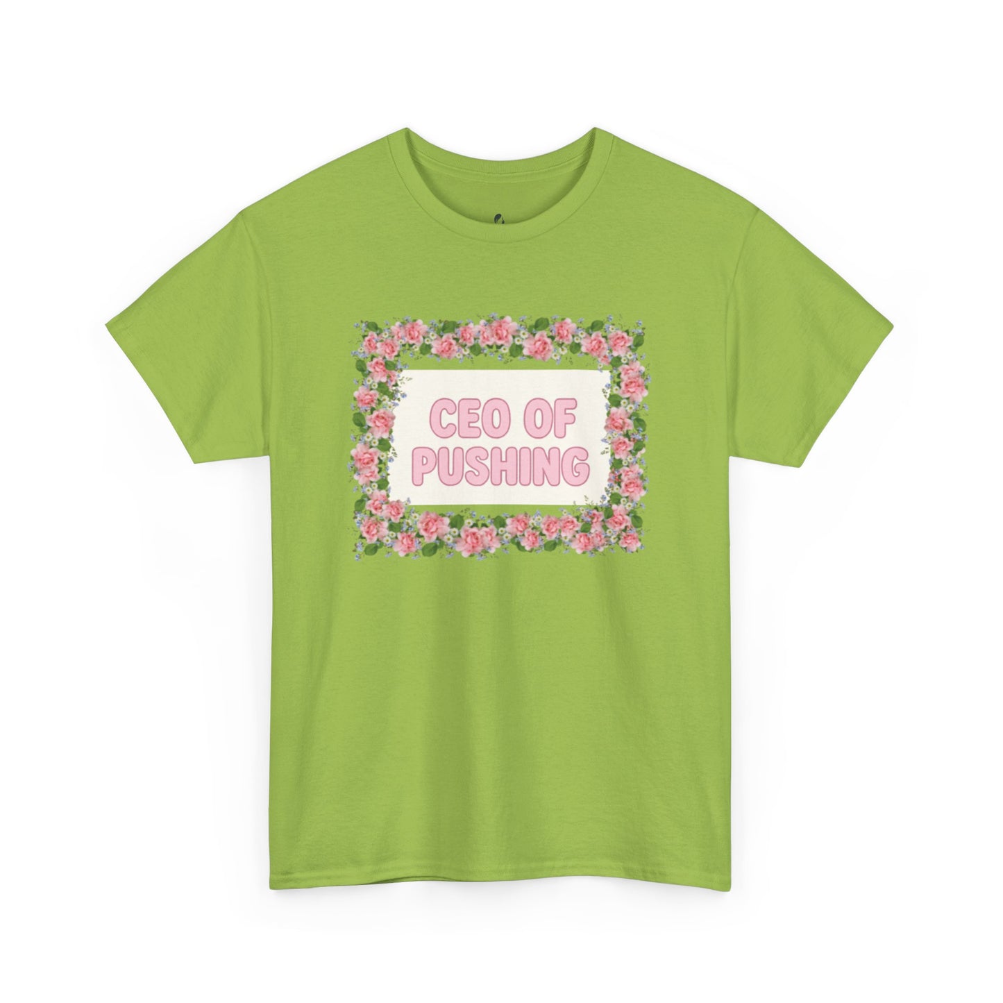 Floral CEO of Pushing Tee