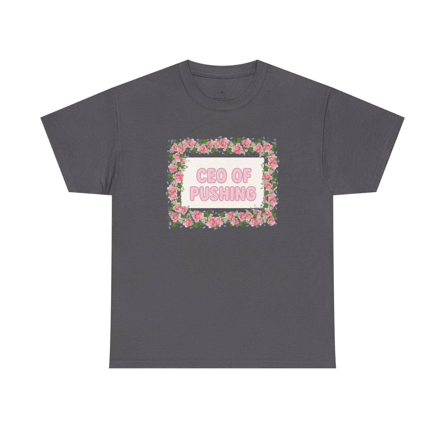 Floral CEO of Pushing Tee