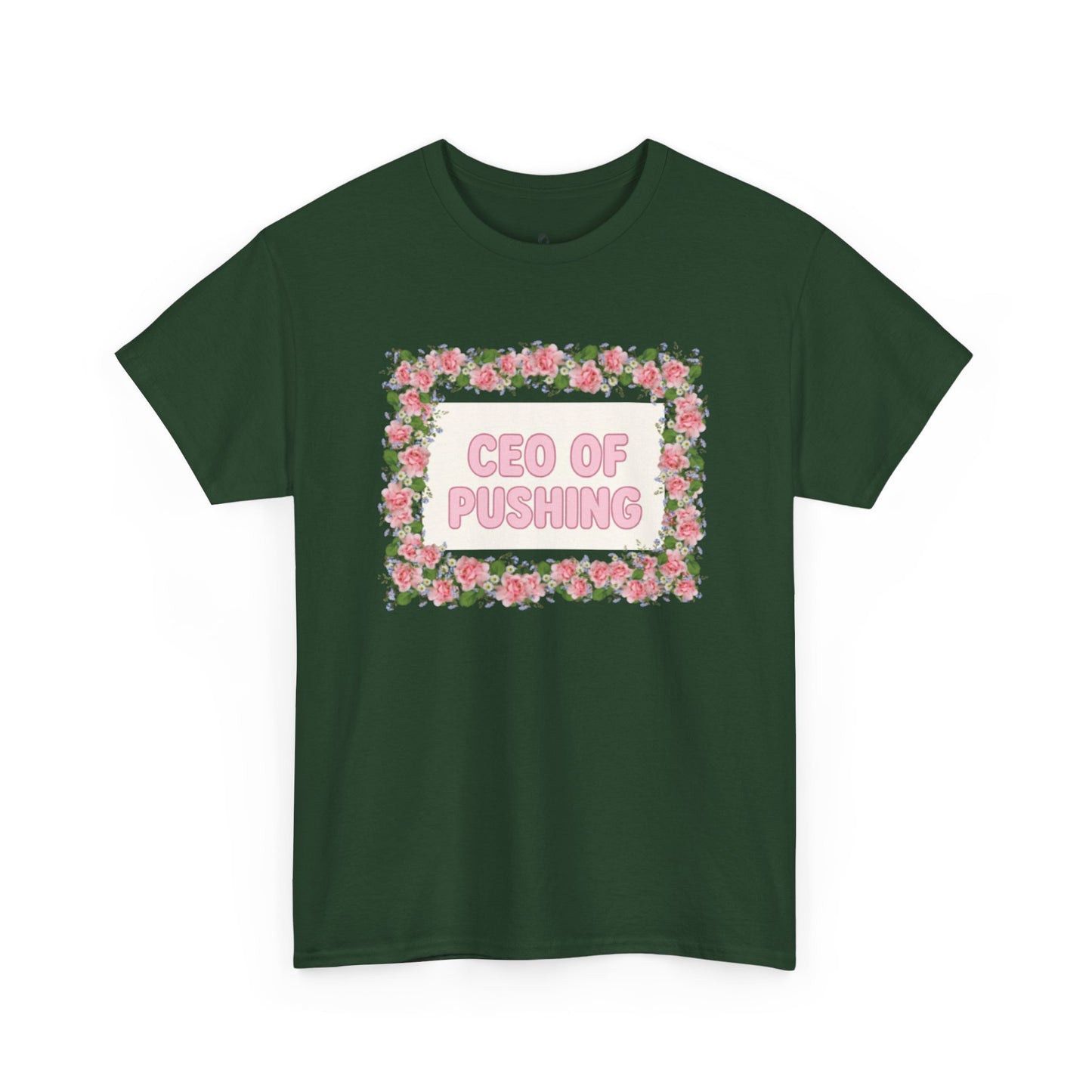 Floral CEO of Pushing Tee