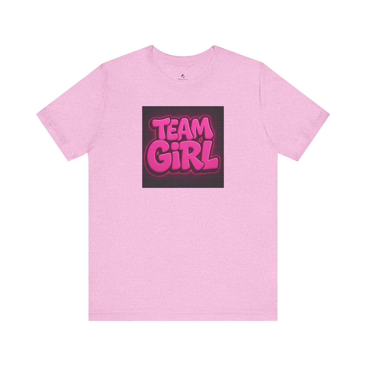 Grafittie Stye Team Girl Gender Reveal Tee