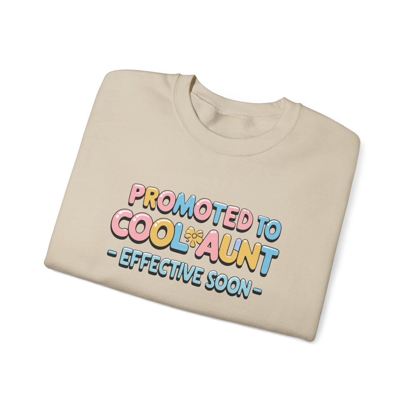 Promoted to Cool Aunt Sweatshirt