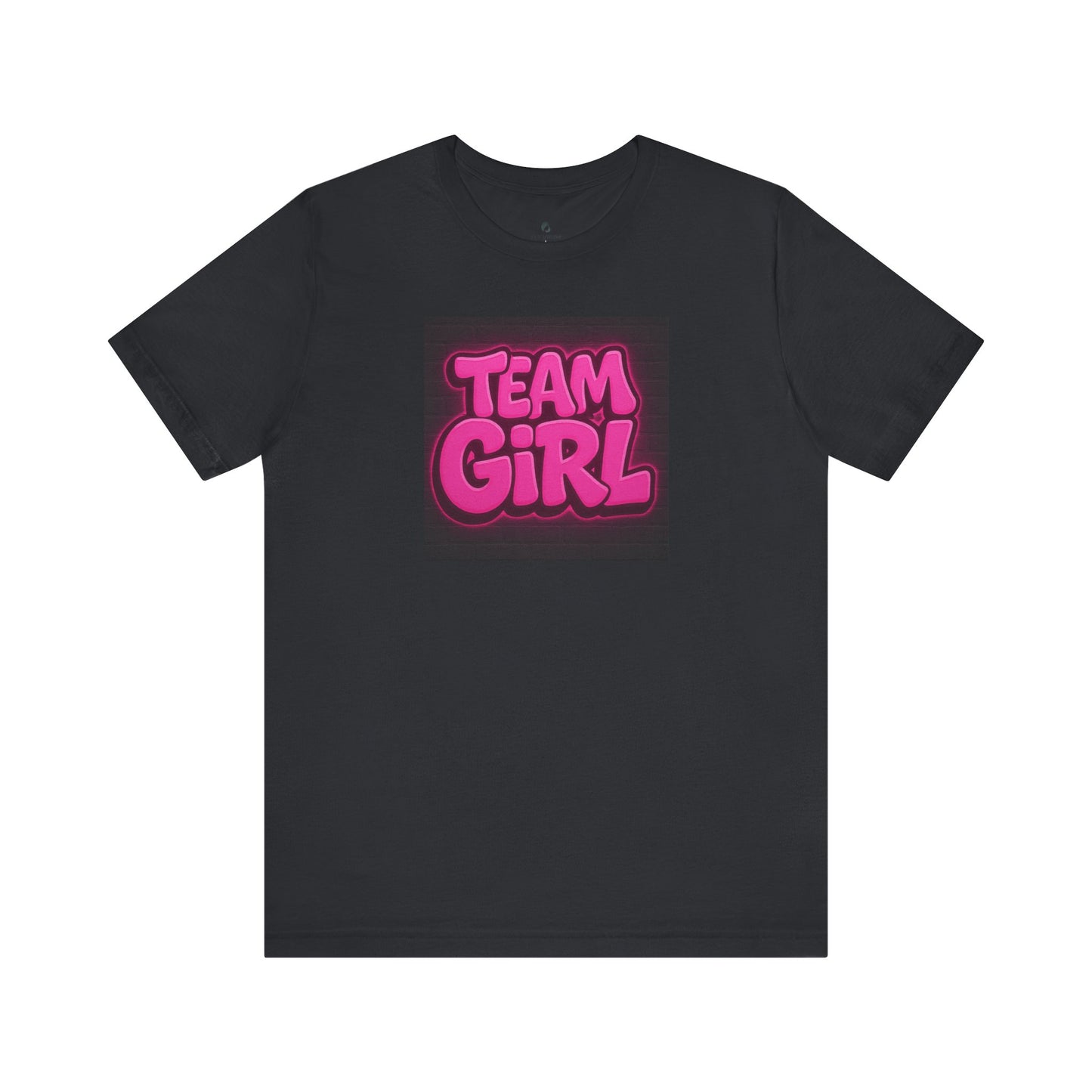 Grafittie Stye Team Girl Gender Reveal Tee
