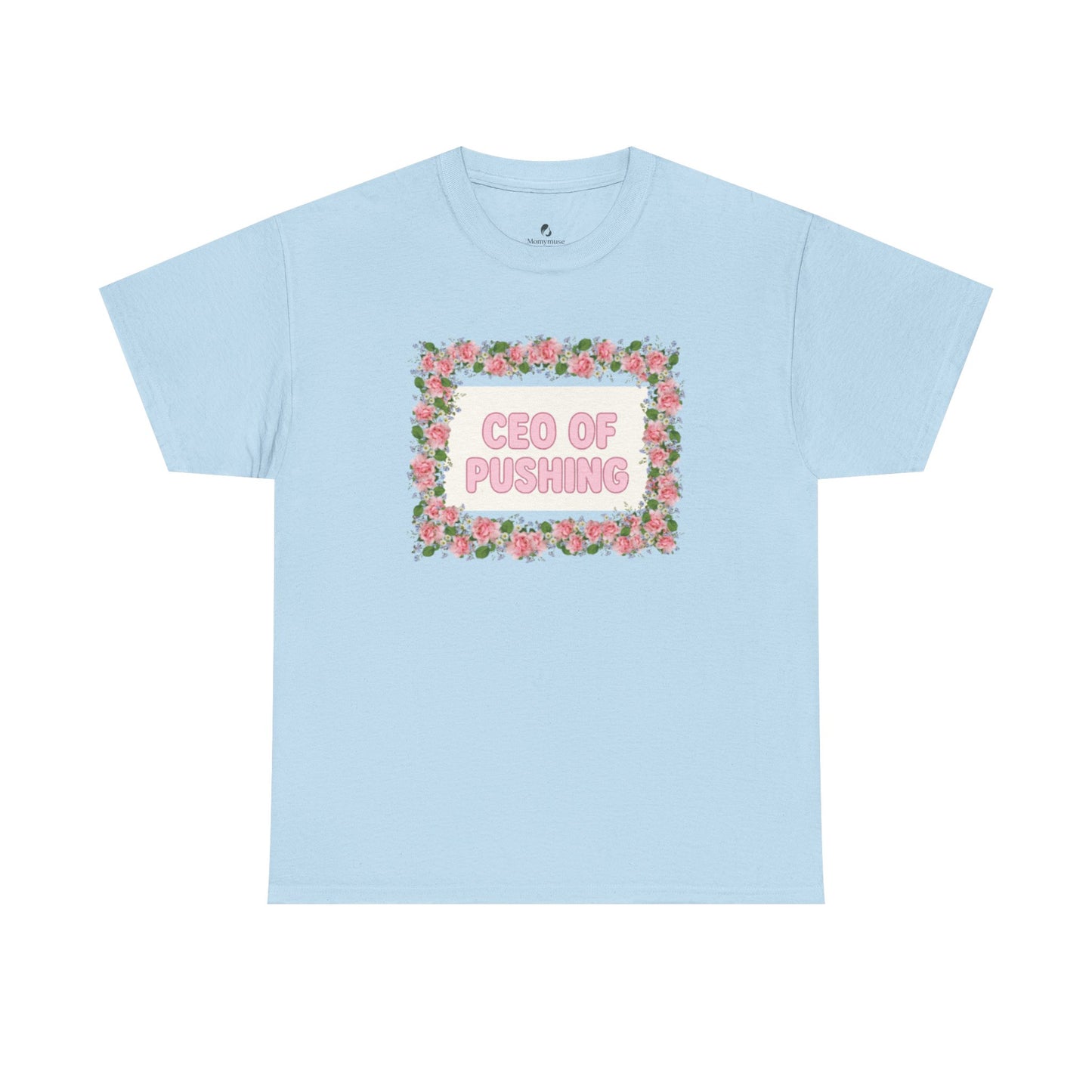 Floral CEO of Pushing Tee
