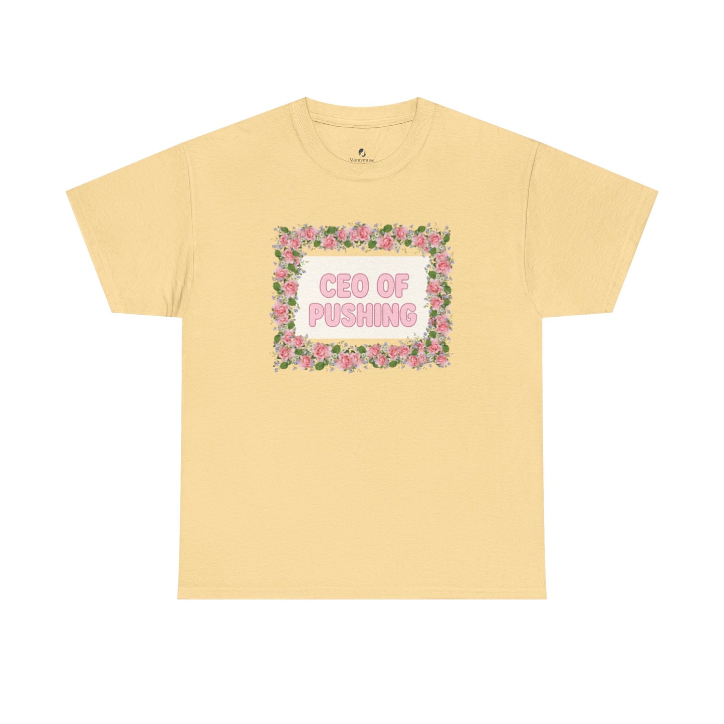 Floral CEO of Pushing Tee