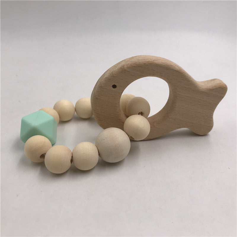 Baby Wooden Animal Teether